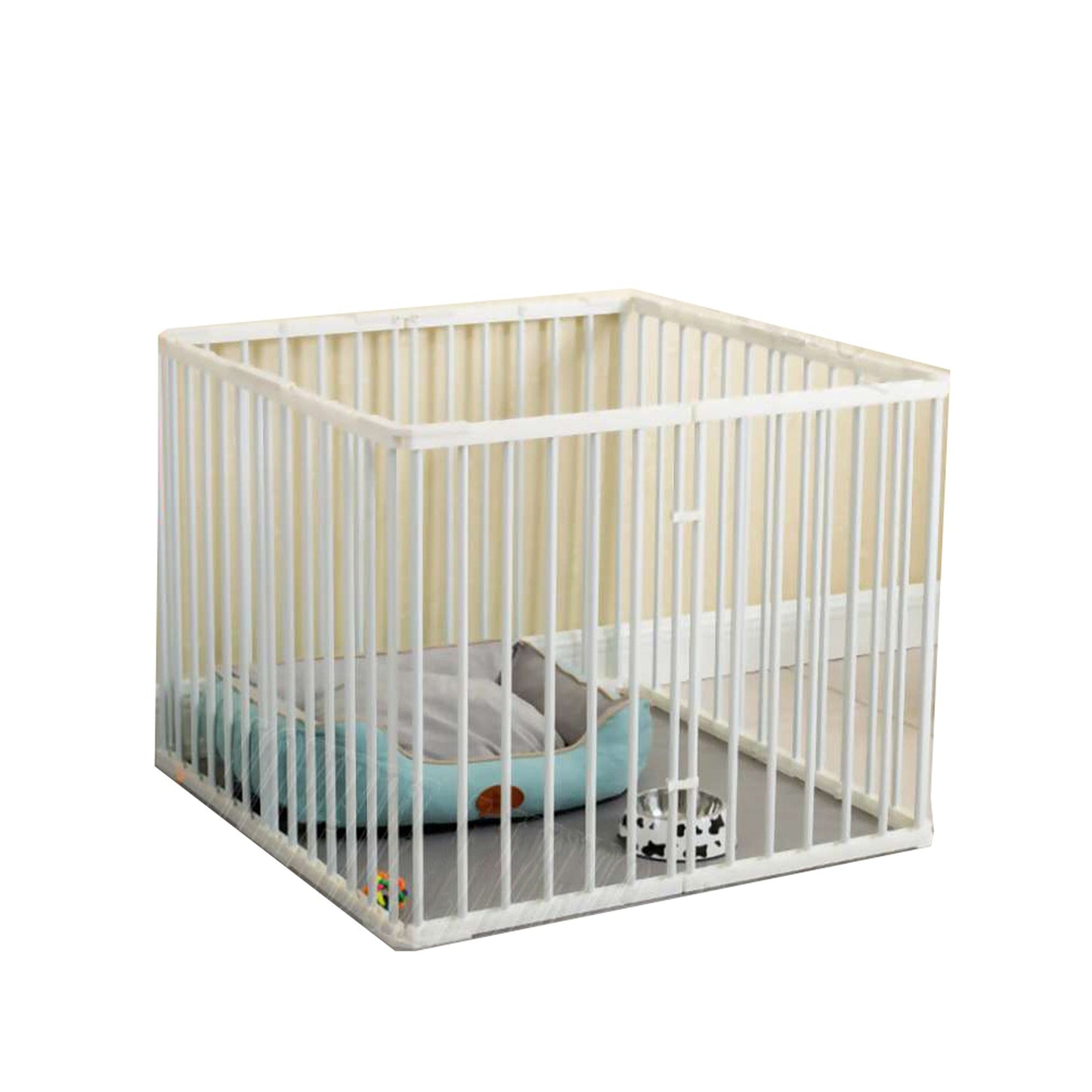 Portable Dog Playpen with Foldable Exercise Panels for Puppy Play and Fencing