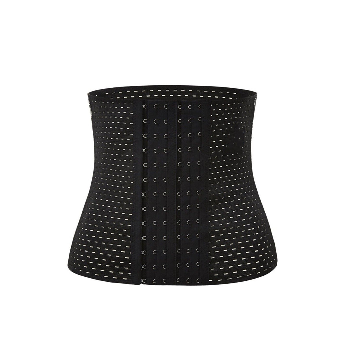 Black Waist Trainer Cincher Tummy Girdle Belt for Slimming and Body Shaping