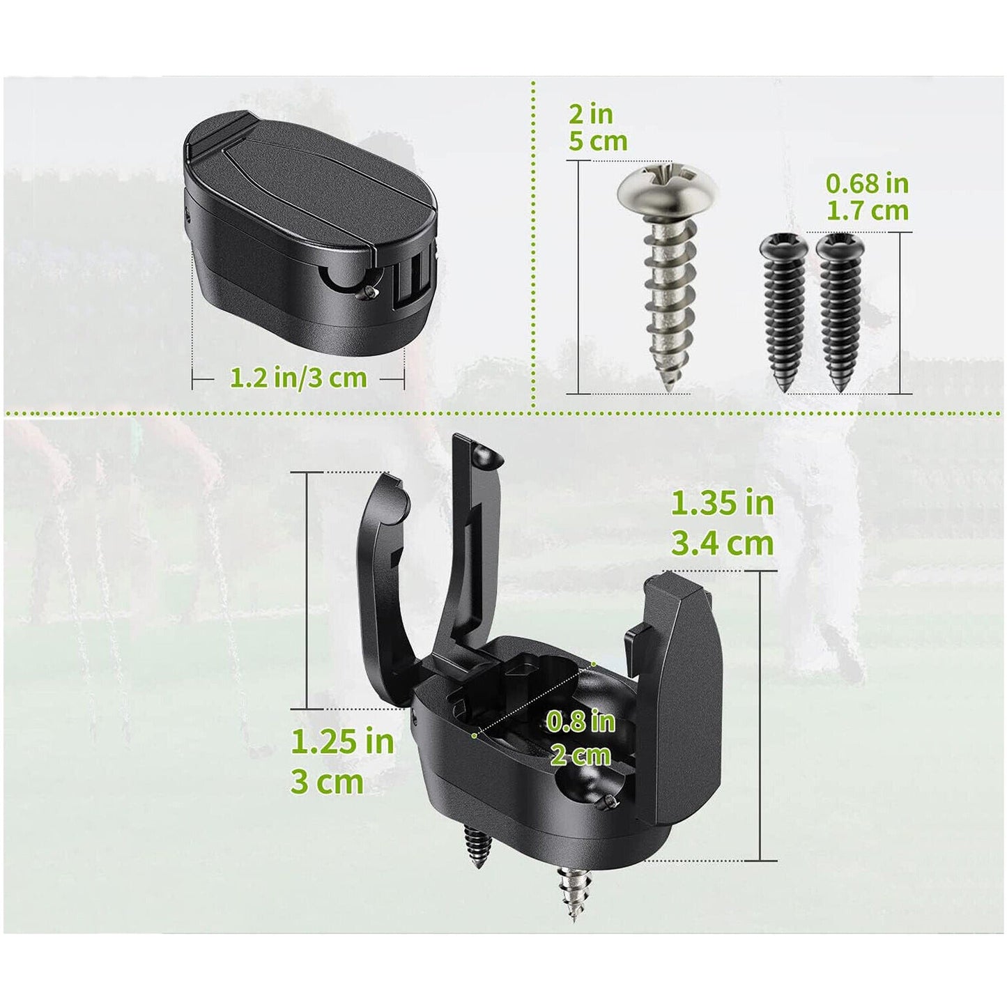 2pcs Golf Ball Retrieval Tool Back Saver Putt Retriever for Putter Grip