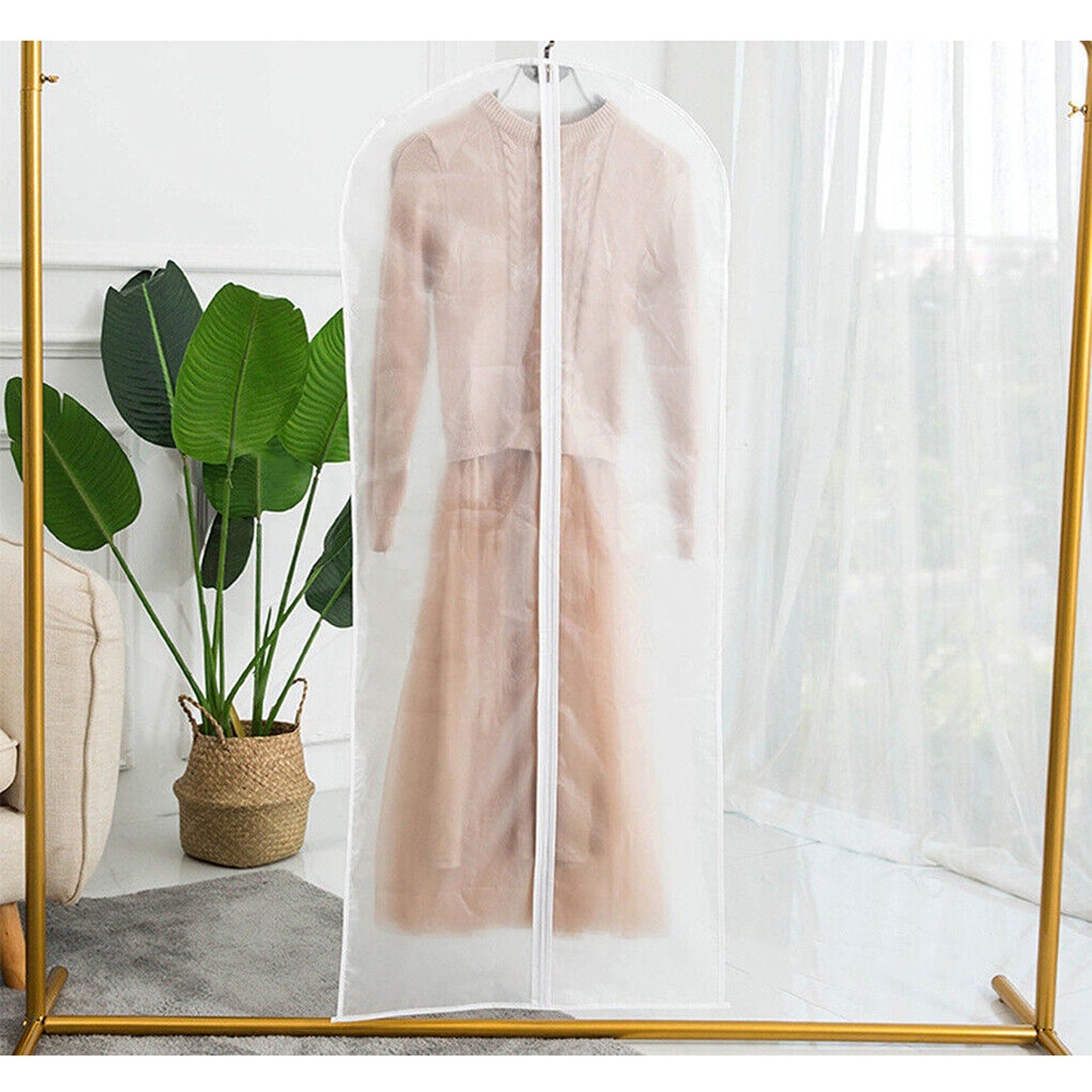 Dustproof Garment Storage Bag Suit Coat Dress Clothes Protector