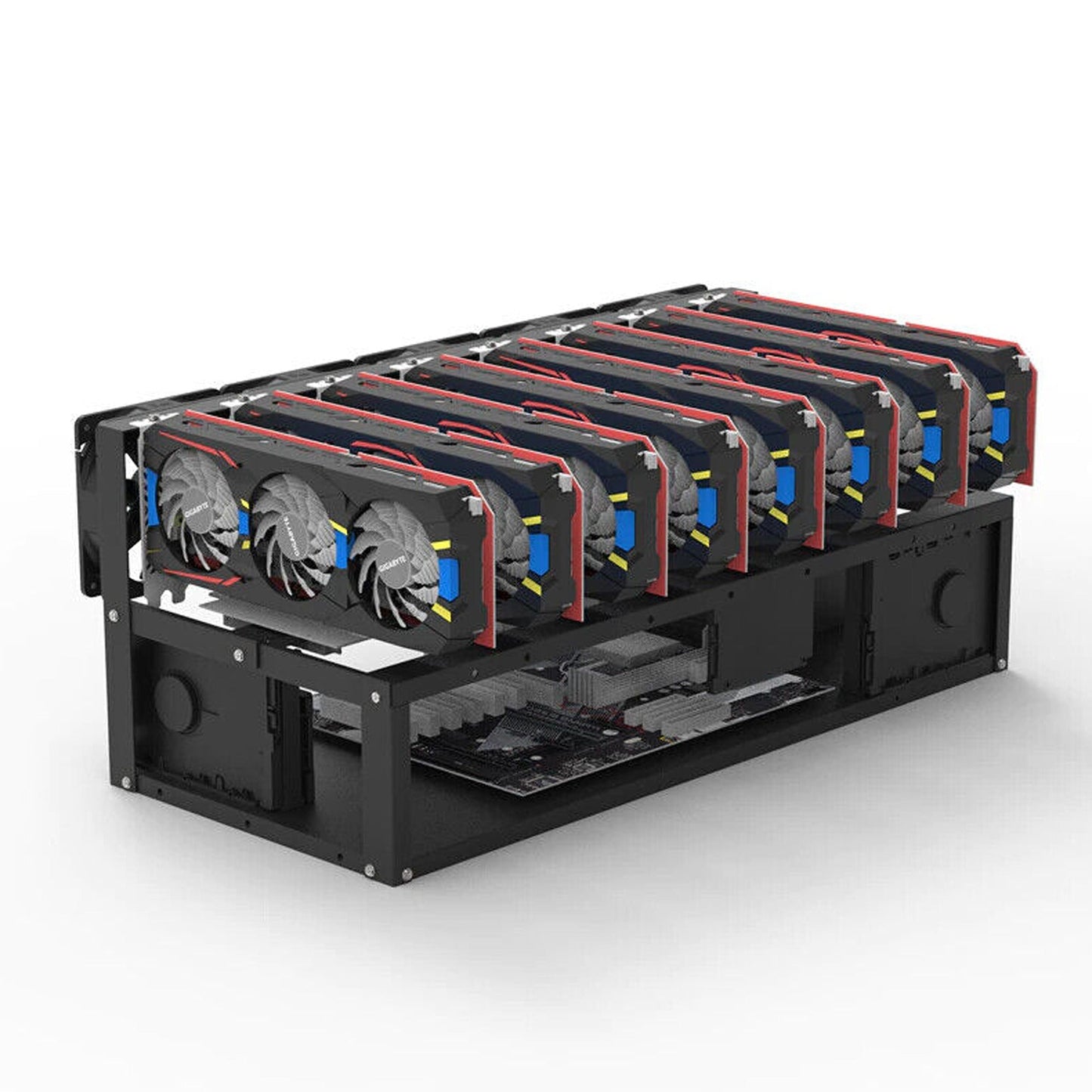 Open Air GPU Mining Frame Case for Crypto Coin Rigs