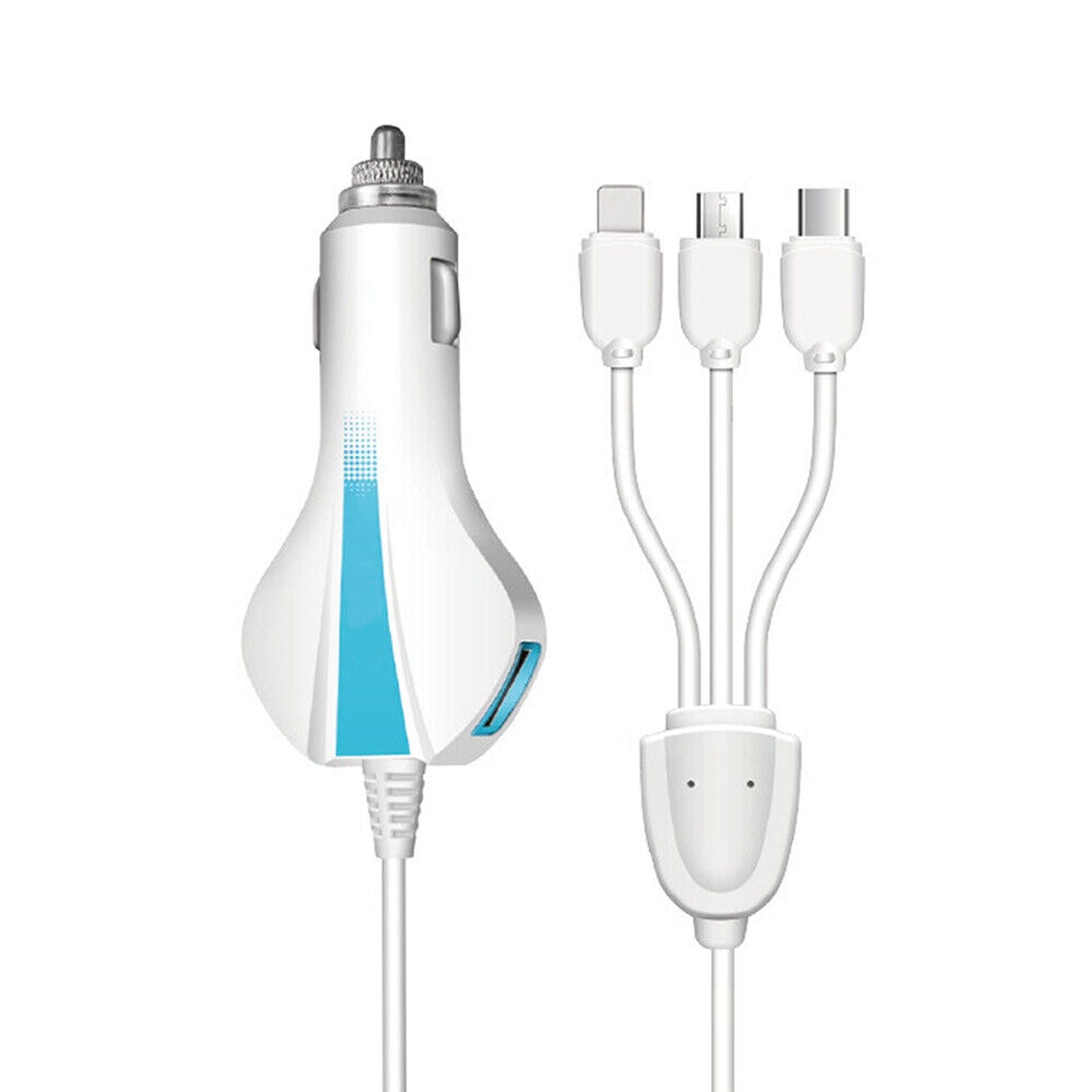 USB 3.0 Quick Charging Car Adapter for iPhone and Samsung 12V