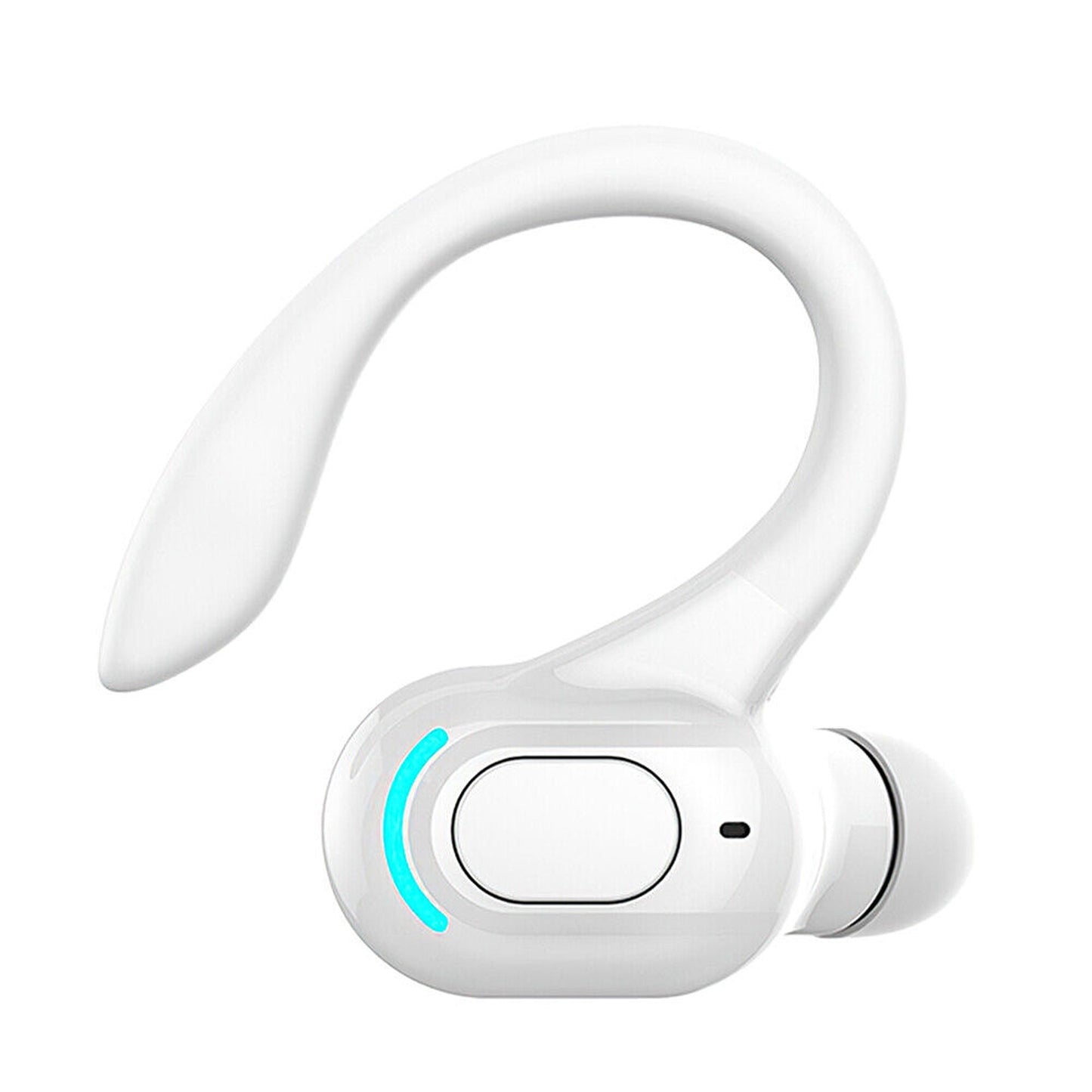 Bluetooth 5.2 Wireless Earpiece Trucker Handsfree Single Earbud Headset