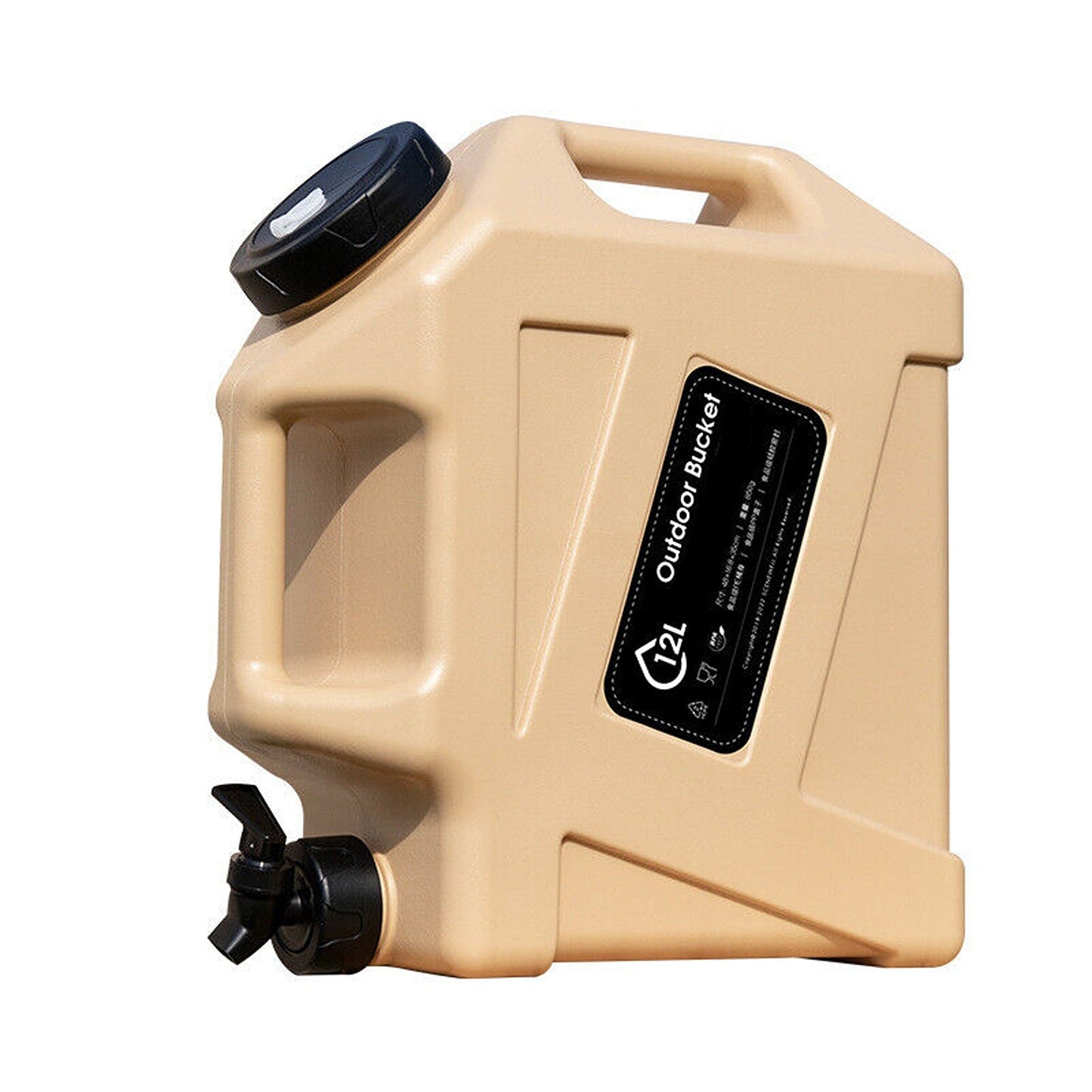 Portable Outdoor Camping Water Container with Tap 12L
