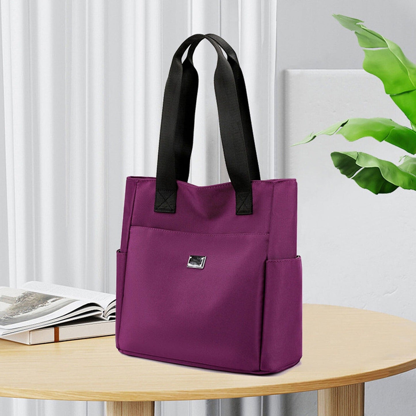 Large Capacity Waterproof Travel Tote Bag Women Lightweight Handbag Shoulder
