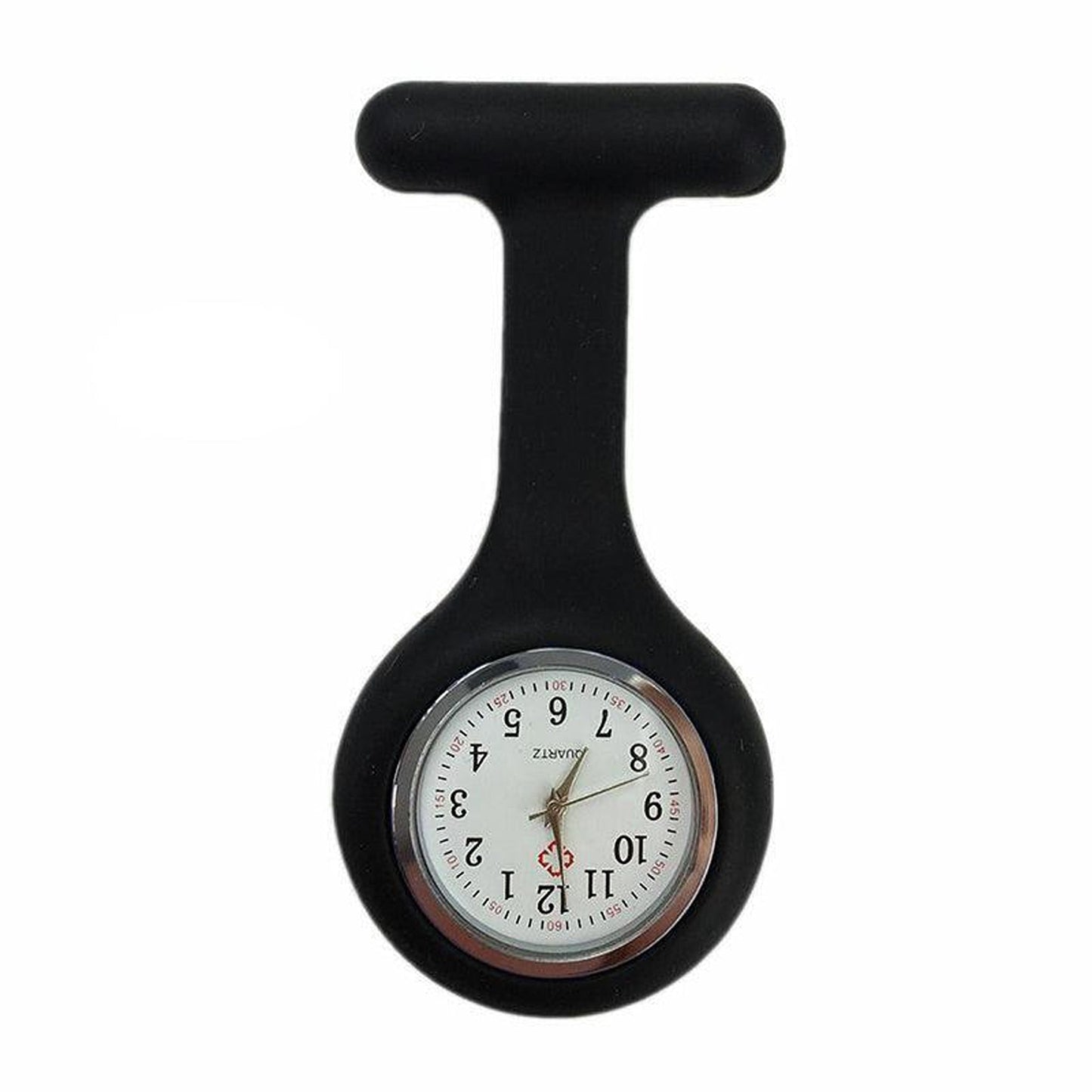 Nurse Silicone Brooch Fob Watch with Tunic Clip