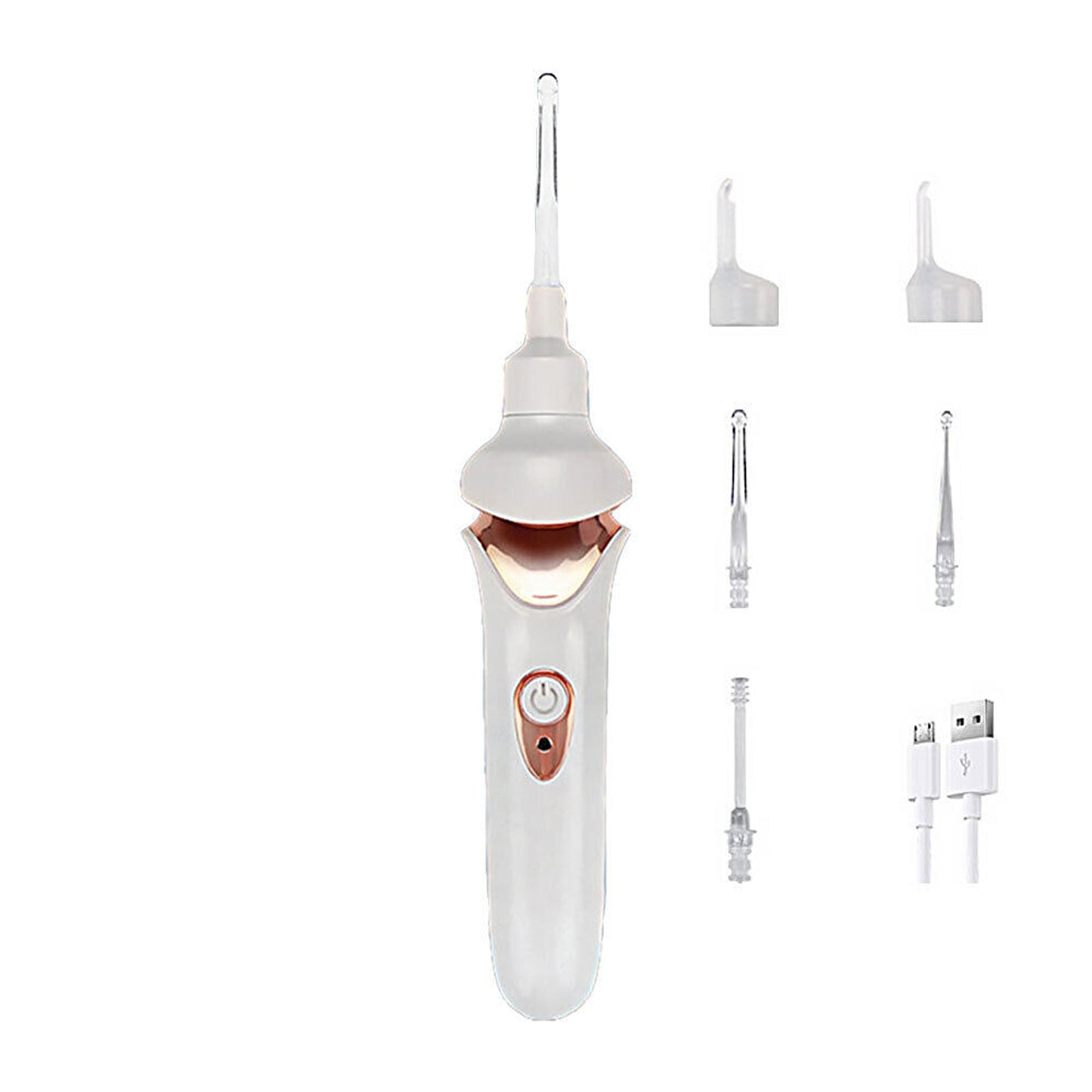 Vacuum Ear Wax Removal Tool with LED Light Ear Cleaner Scoop