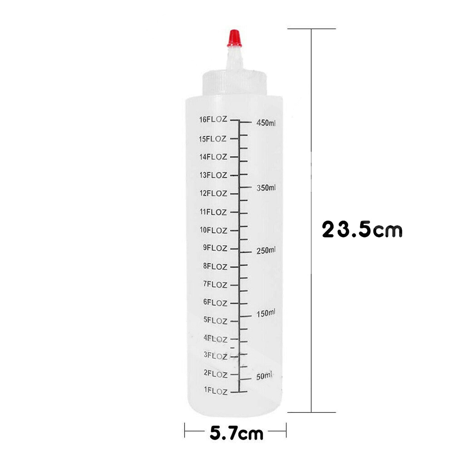 6 Pieces Craft Condiment Squeeze Sauce Bottles Dispenser