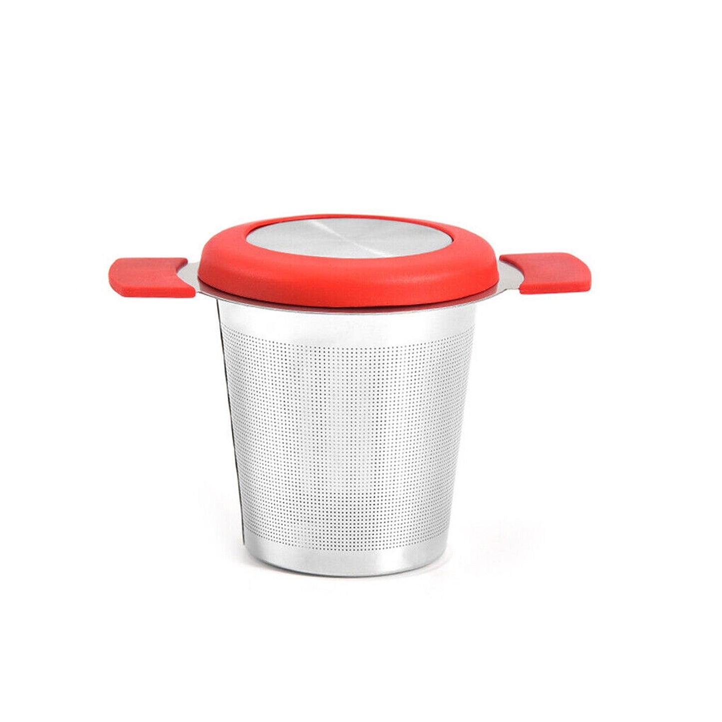 Tea Infuser Cup with Stainless Steel Mesh and Lid for Loose Leaf