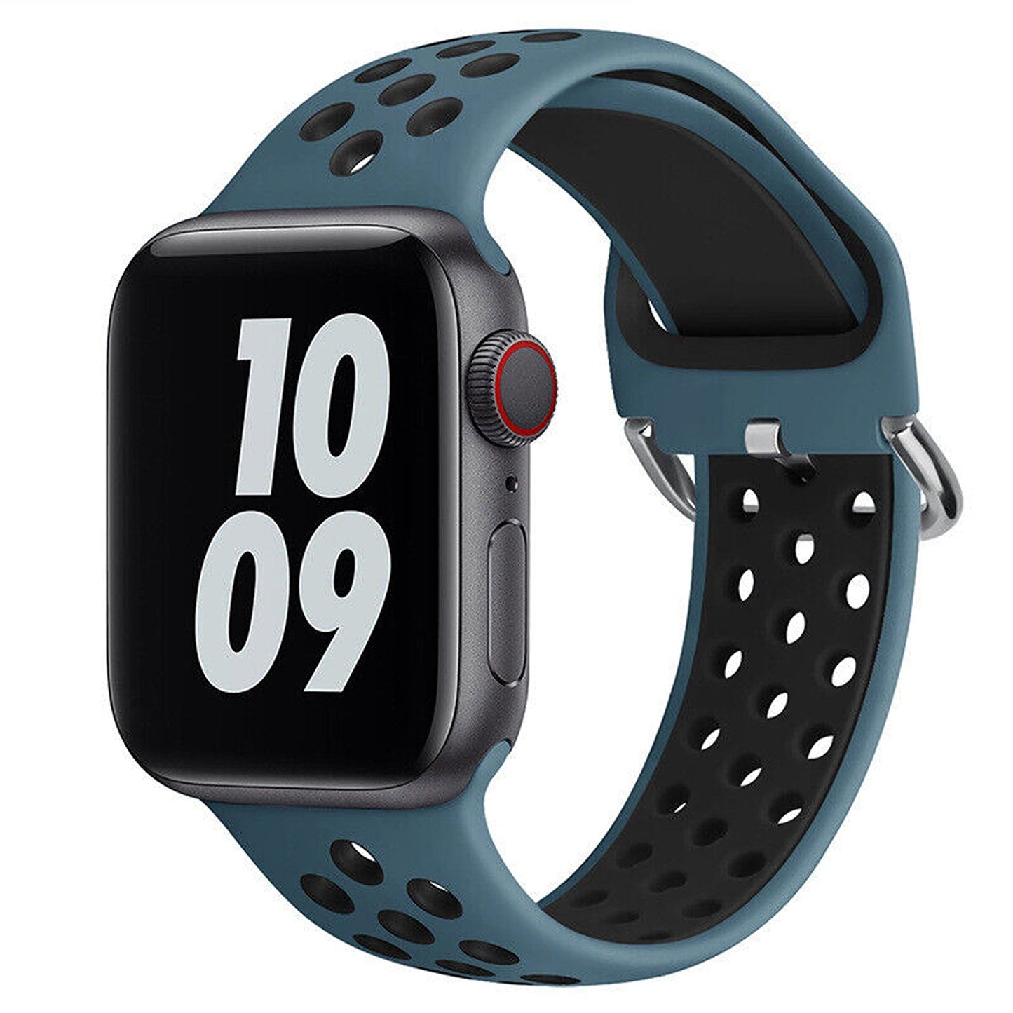 Cyan Black For iWatch Watch Band Series 9 SE Ultra 8 7 6 5 4 Strap 38 40 41 42 44 45 4