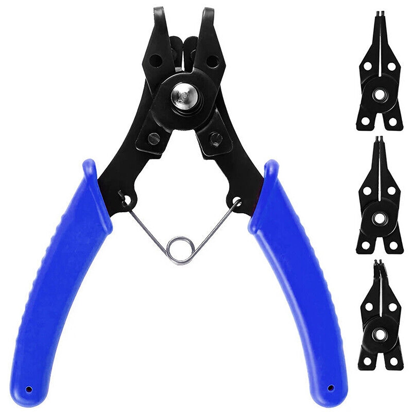 Versatile 4-in-1 Spring Release Circlip Pliers Set for Multiple Uses