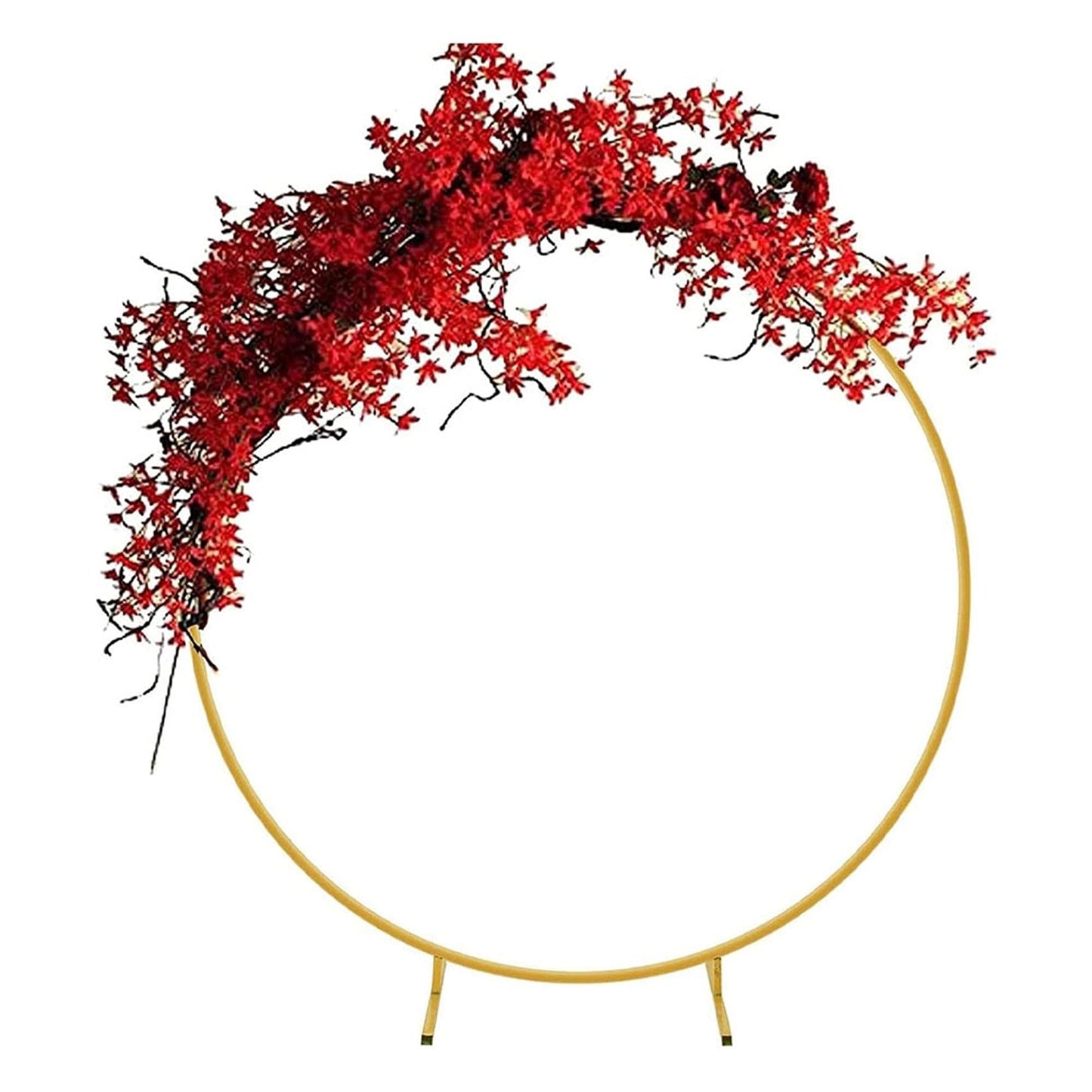2M Round Circle Wedding Arch with Flower Display Hoop