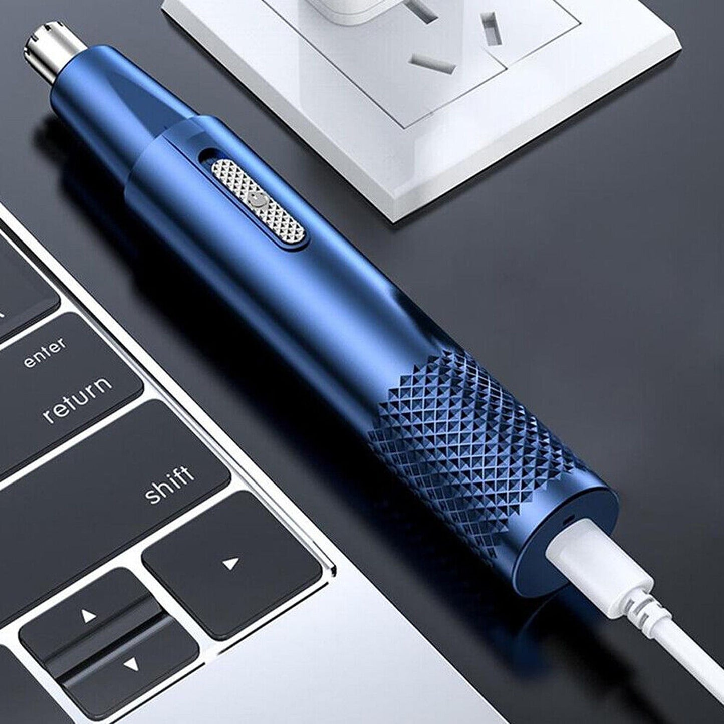 Electric Nose Ear Hair Trimmer with Eyebrow Clipper Rechargeable