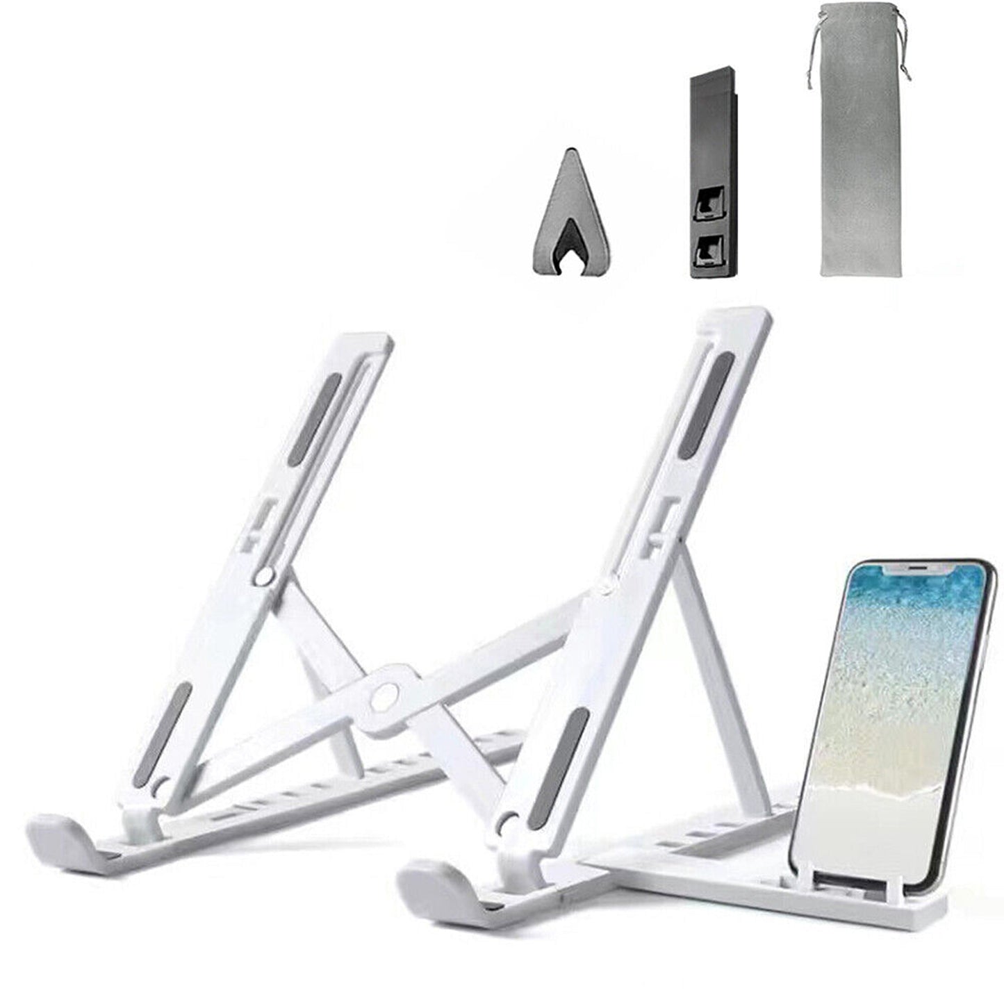 Adjustable Stand Tray for Laptops and Tablets Portable Desk Holder