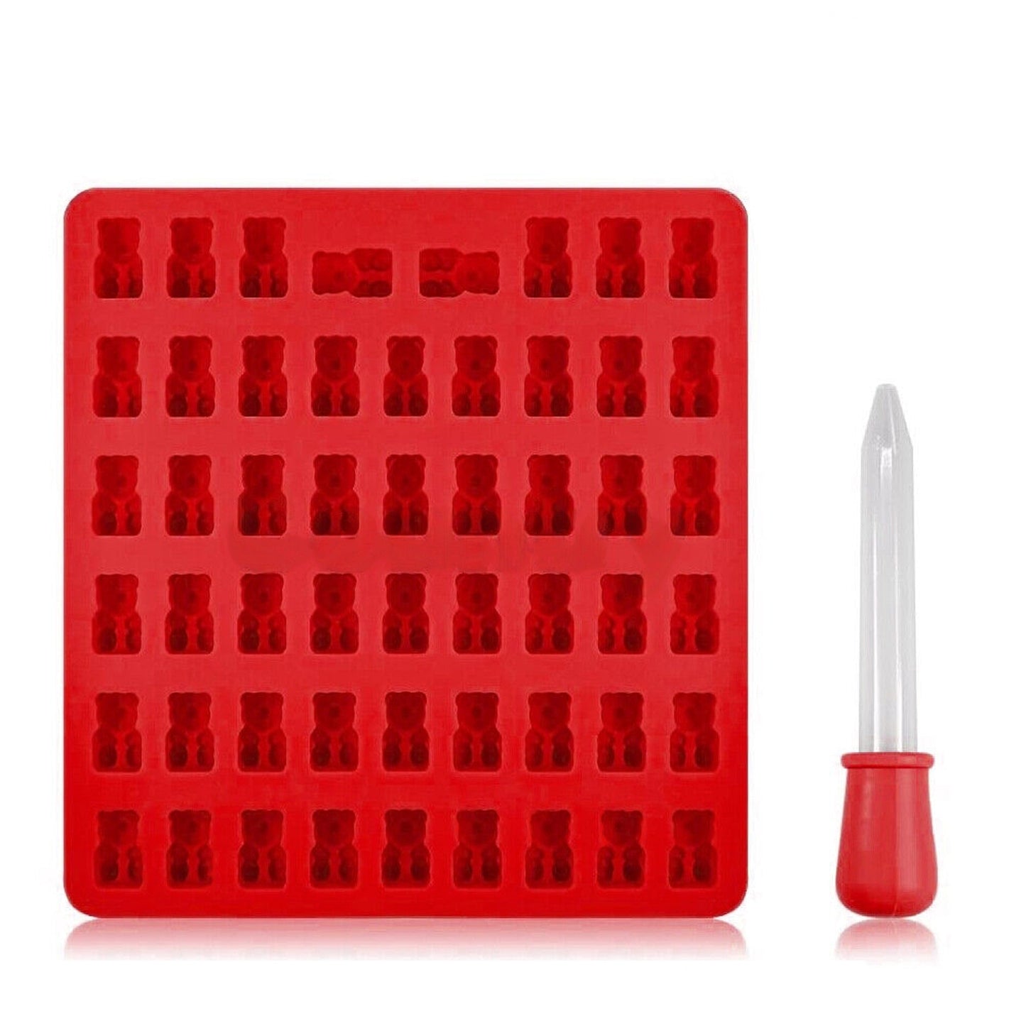 Gummy Bear Silicone Chocolate Mold Ice Cube Candy Jelly Baking Tray