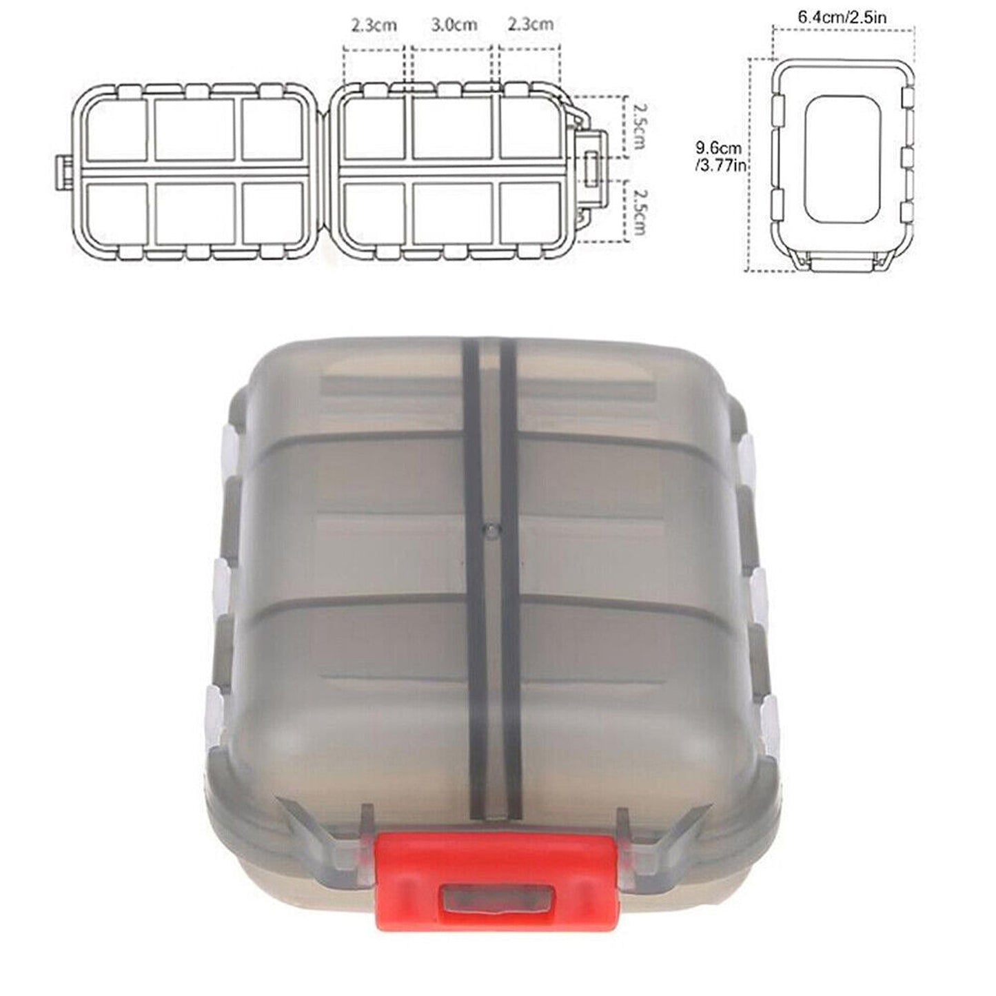 Travel Pill Box Medicine Organizer Dispenser Case for Tablets