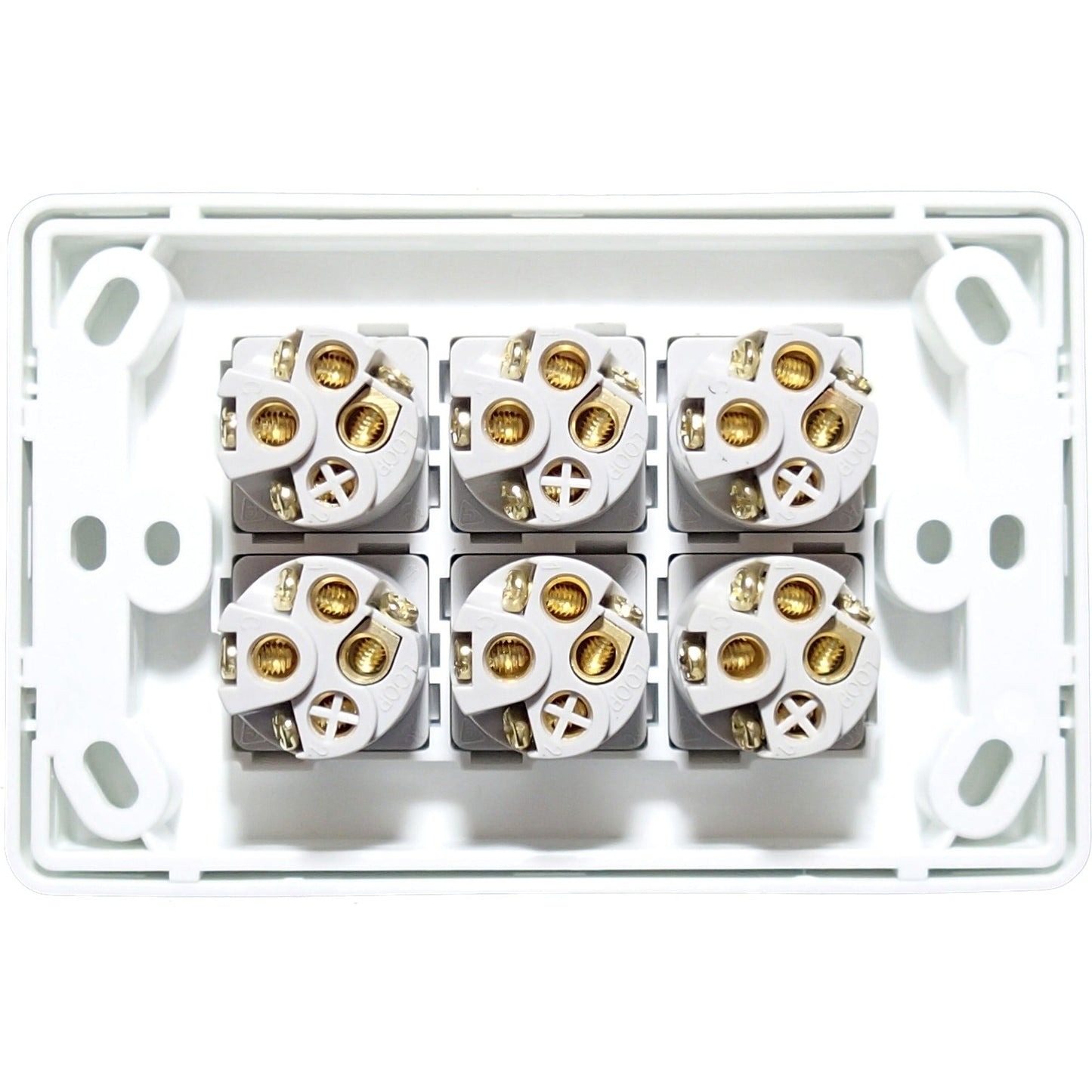 Wall Mounted Double Power Point with 3.6 Amp GPO Outlet Switch