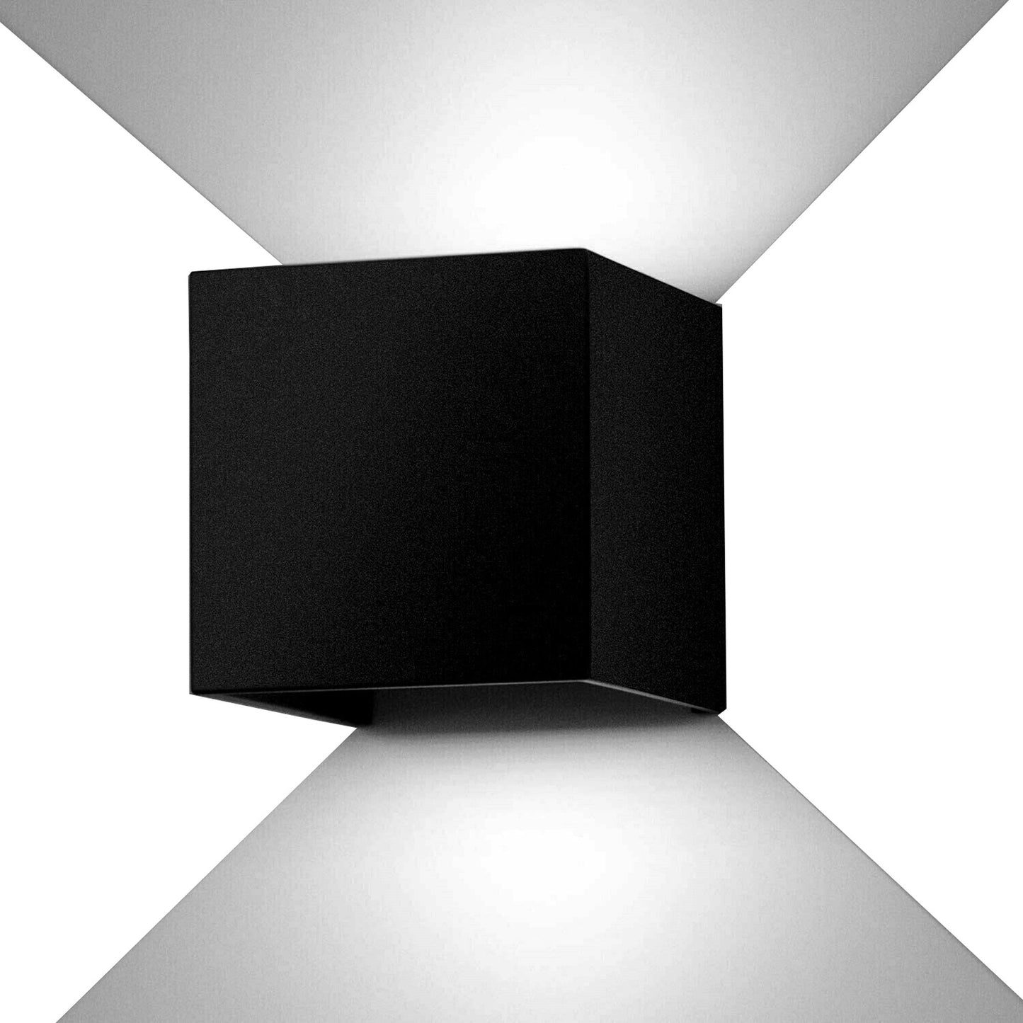 12W Square Aluminum LED Wall Light Waterproof Indoor Outdoor Modern Sconce