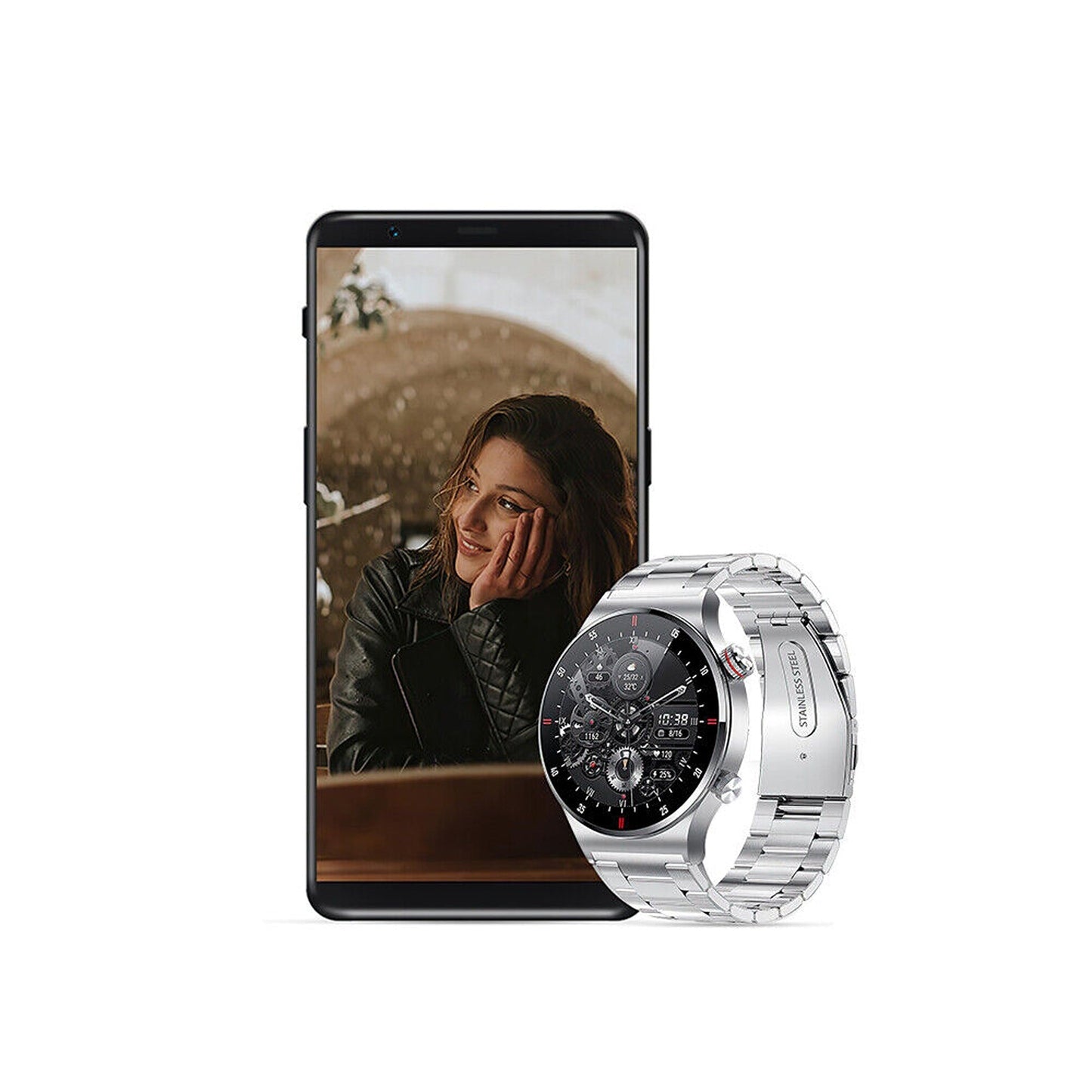 Full Touch Screen Smart Watch with Bluetooth Call Function for Men