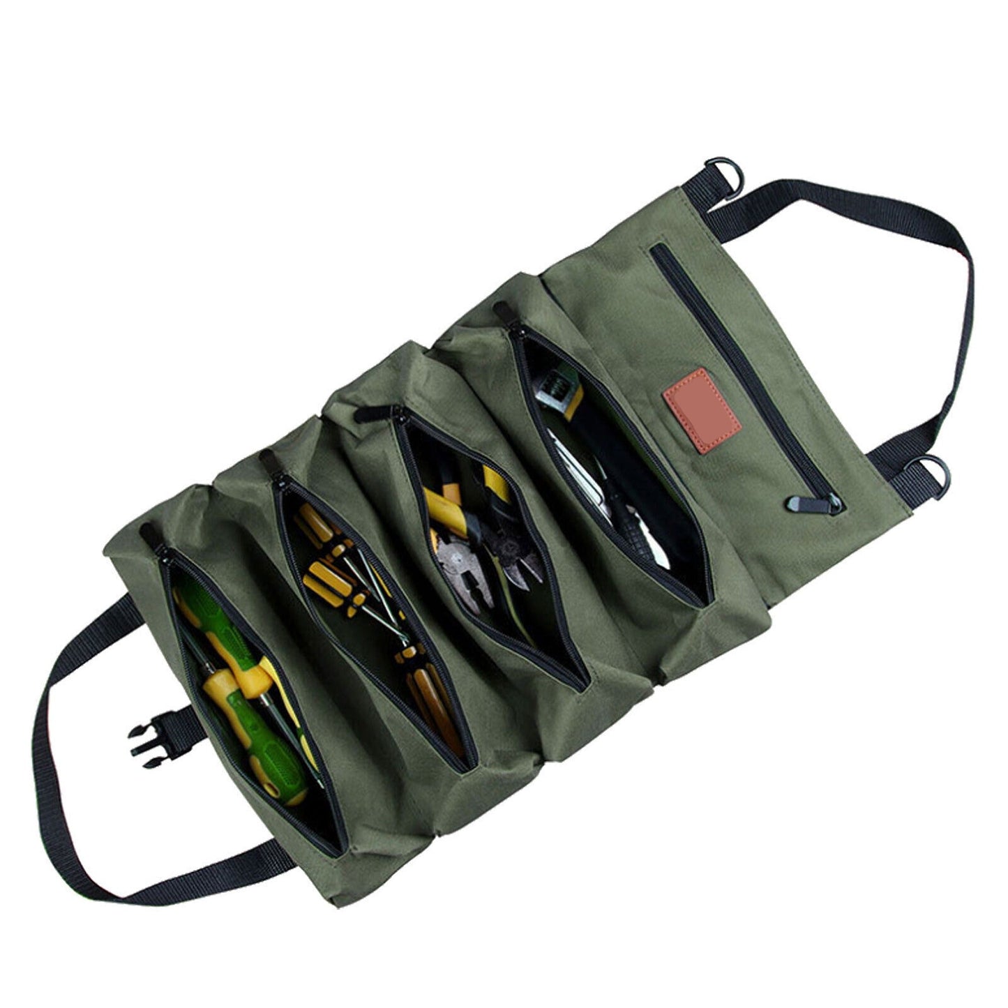 Super Big Canvas Tool Roll Large Organizer Bag for Wrench
