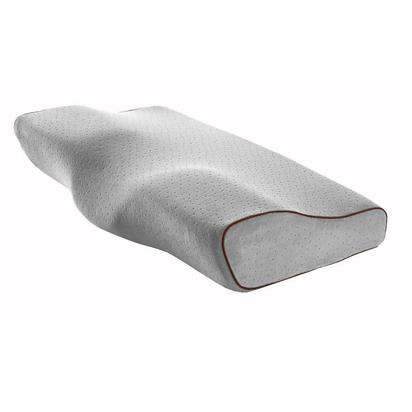 Grey Memory Foam Orthopedic Pillow Neck Shoulder Support Cushion
