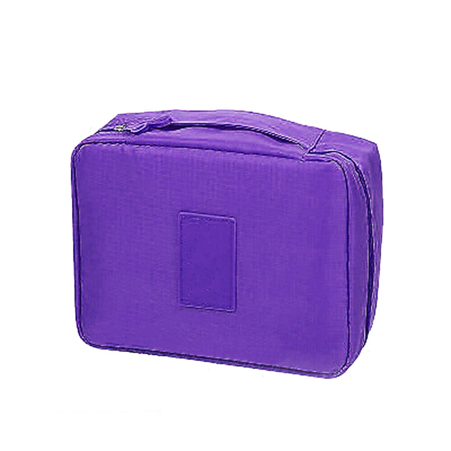 Small Travel Makeup Bag with Hanging Cosmetic Organizer Folding Toiletry Pouch