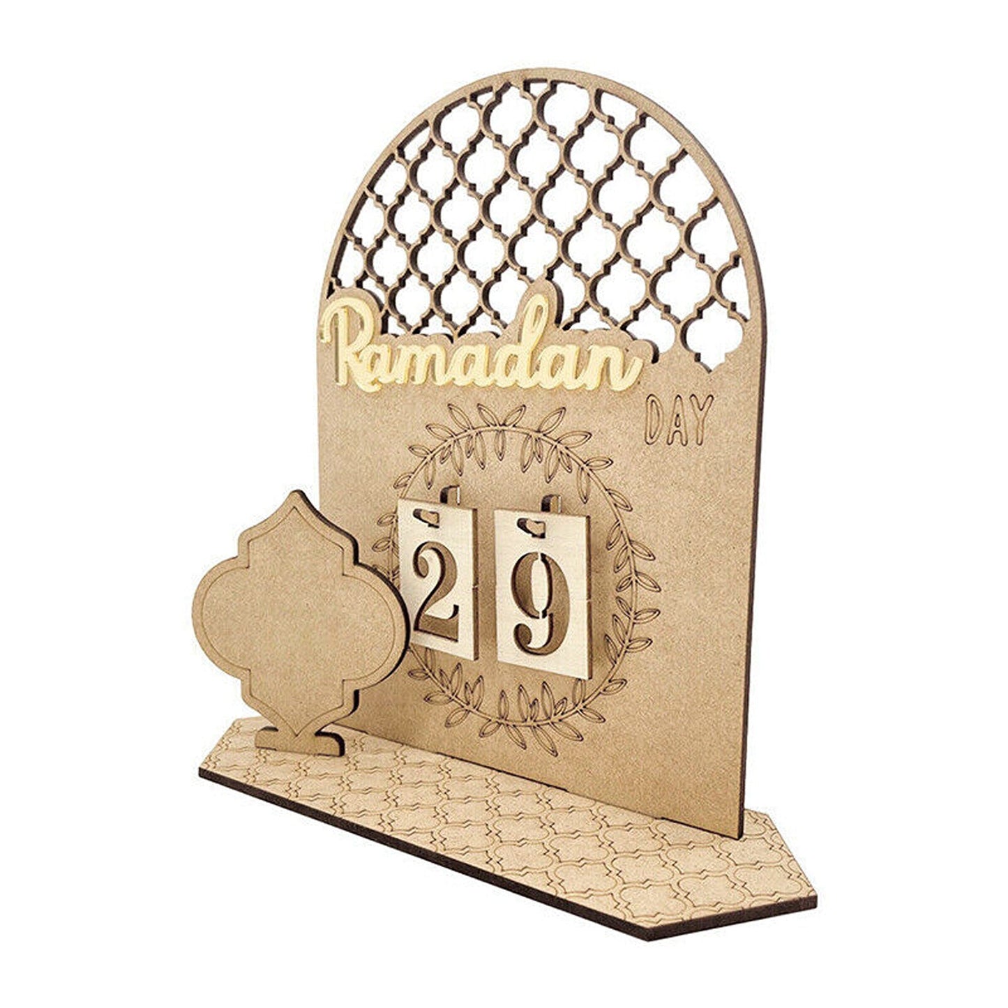 DIY Wooden Countdown Calendar for Eid Ramadan Party