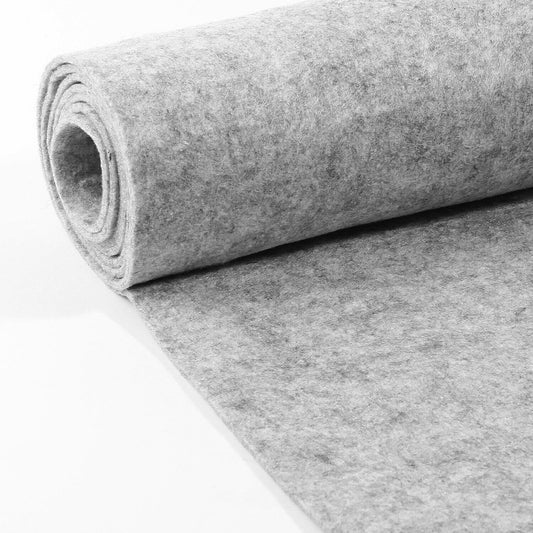 Light Grey Caravan Interior Carpet Felt Fabric Floor Underfelt