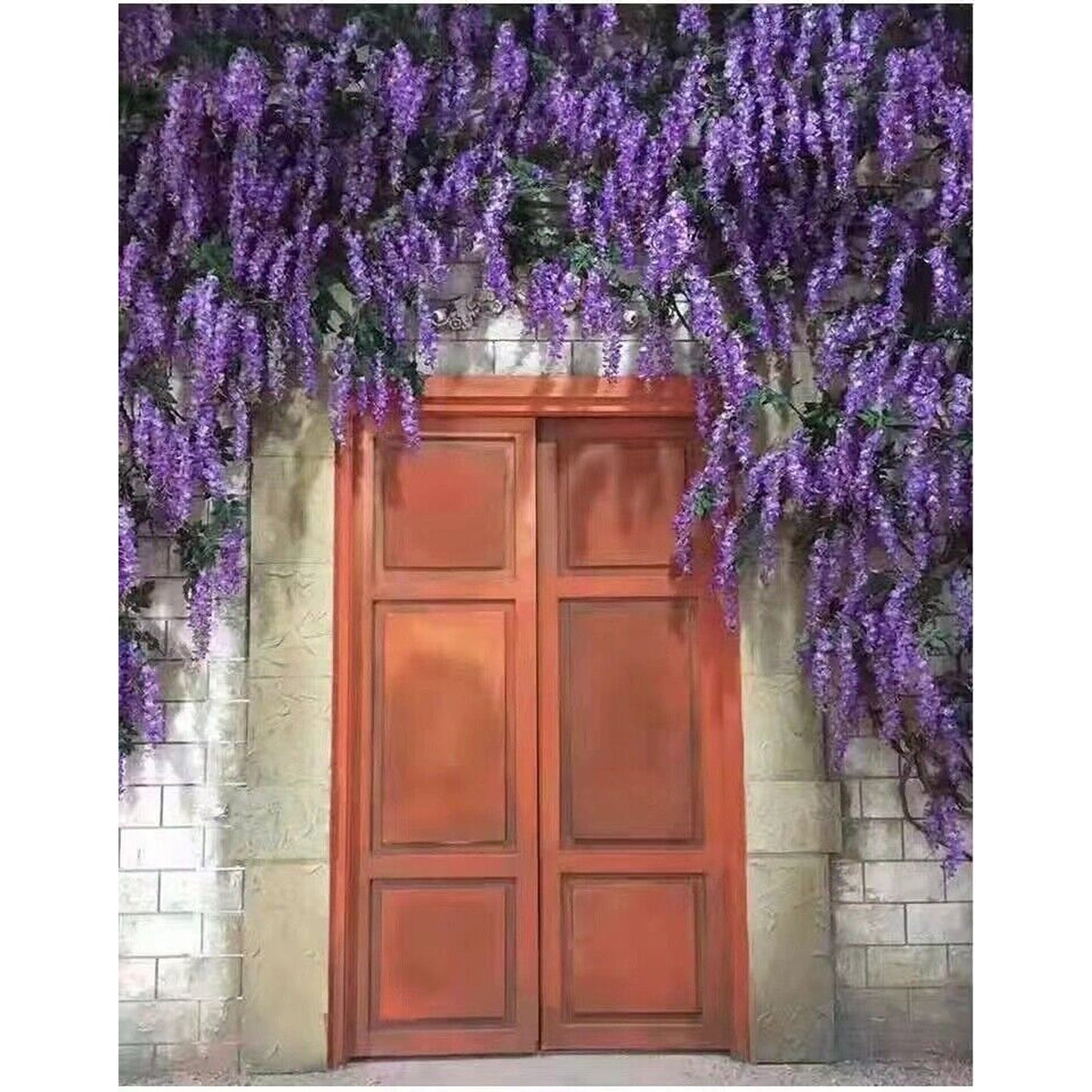 12pcs Hanging Silk Wisteria Vine Garland Artificial Leaf Decoration for Weddings