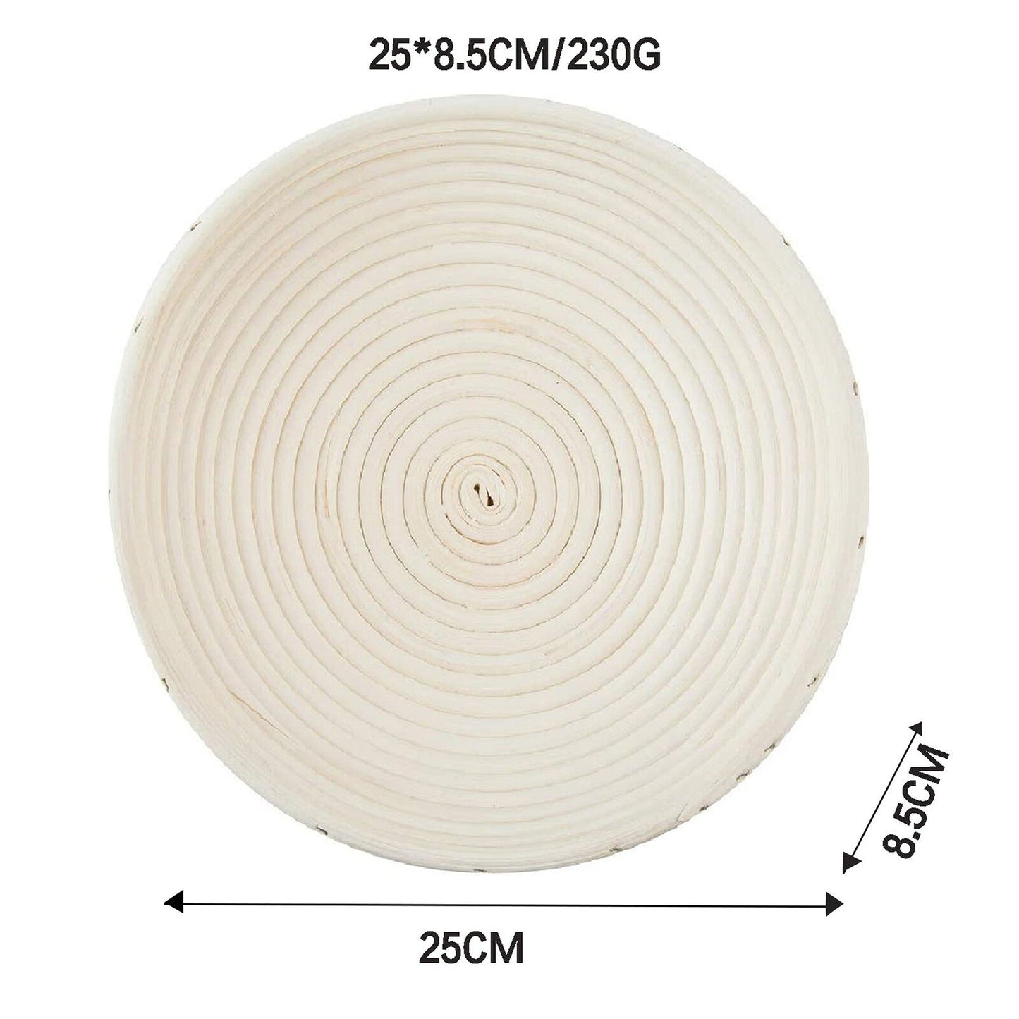 Round Bread Proofing Rattan Basket Sourdough Banneton Fermentation Tool