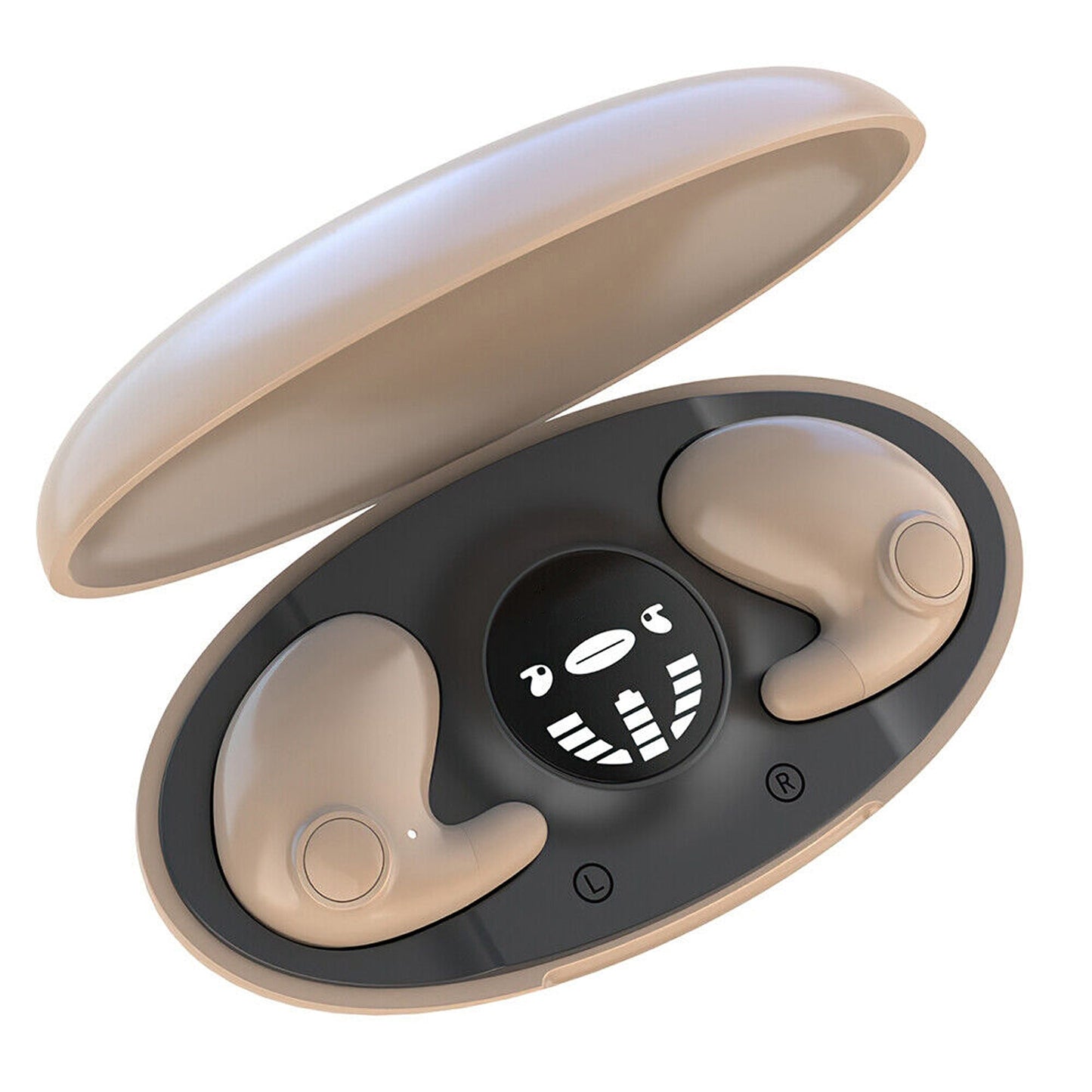 Invisible Sleep Earphones Waterproof Wireless Double Noise Cancelling