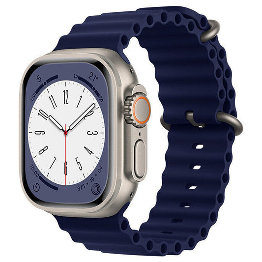 Ocean Blue For Apple Watch Band Strap Series 9 8 7 40 44 41 45 49mm Alpine Trail Loop