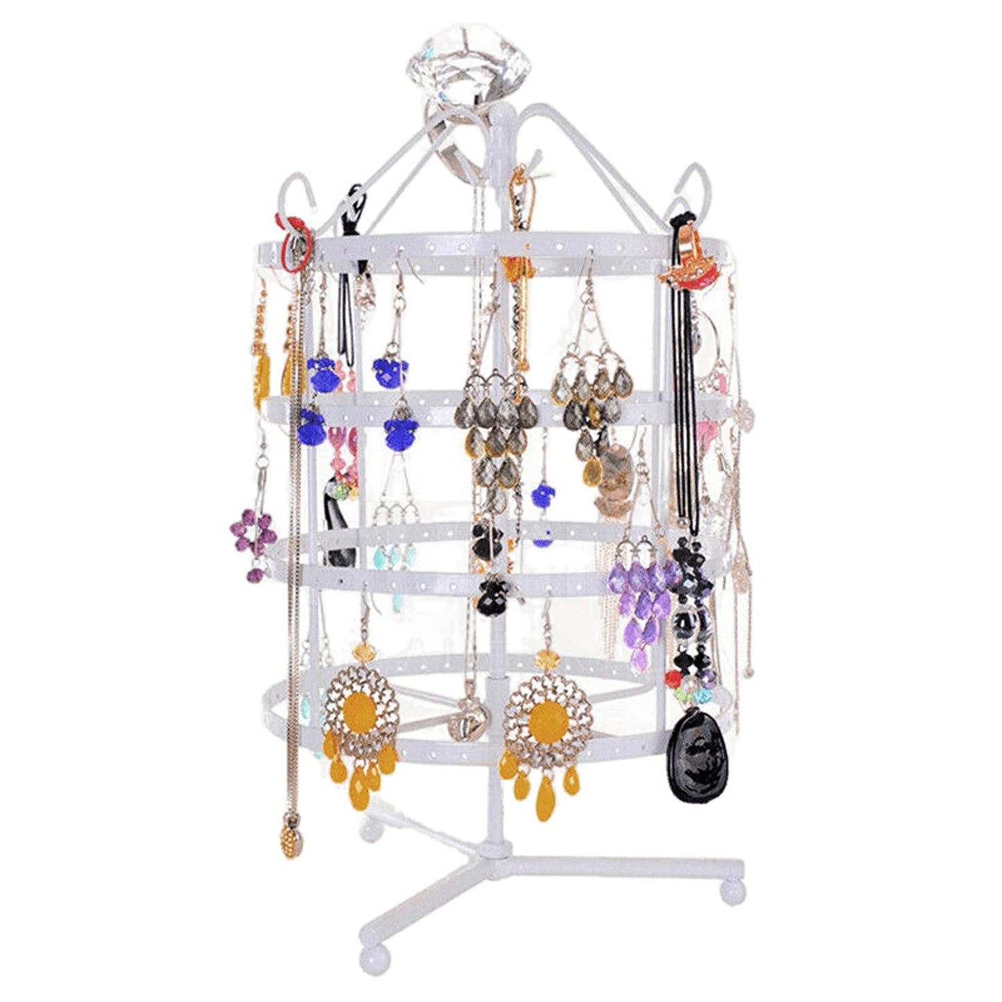 Stand Rack Hanger Jewelry Earring Necklace Holder Organizer