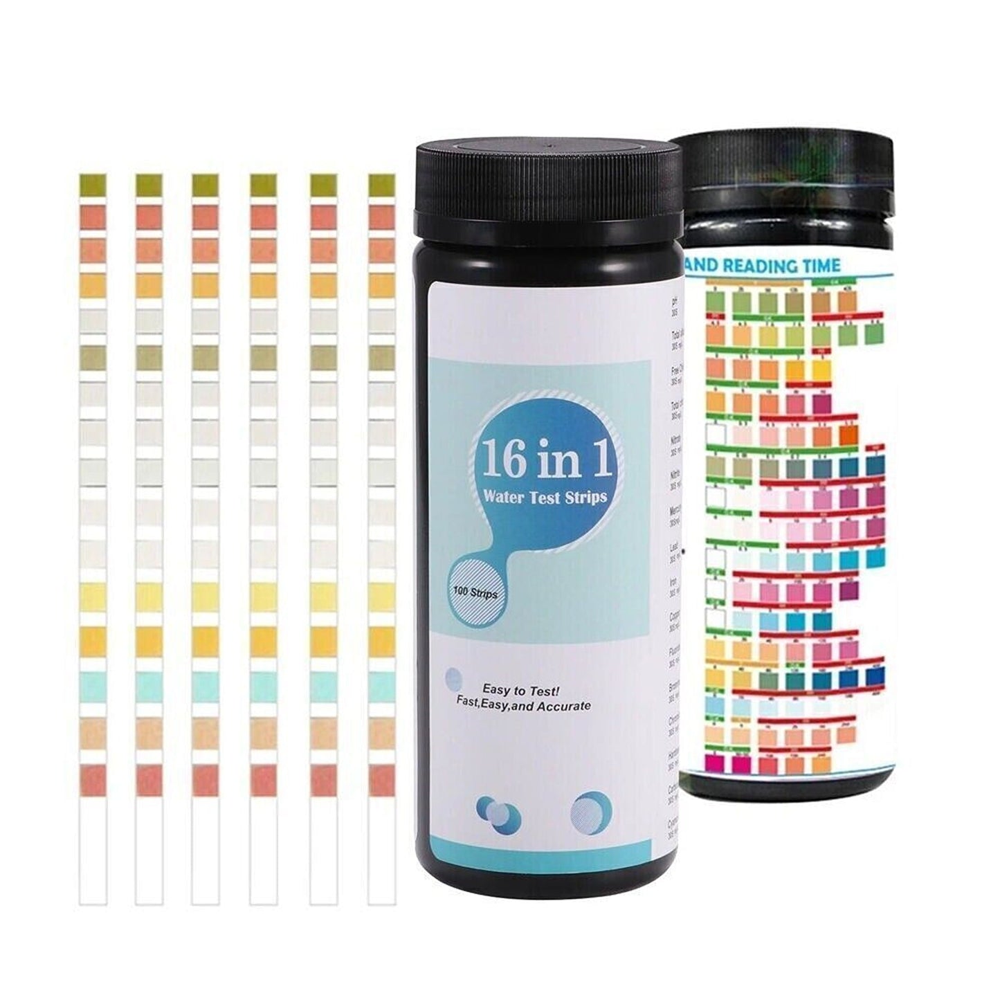 Home Water Quality Test Strips 16-in-1 Drinking Water Testing Kit