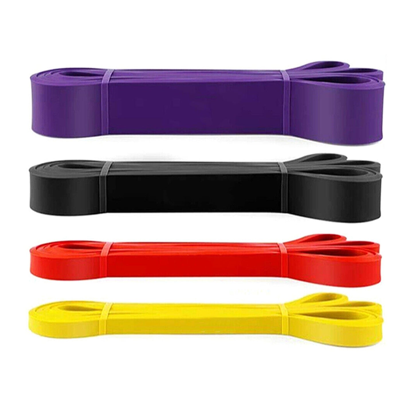 4 Sets of Heavy Duty Resistance Yoga Bands for Body Exercise and Fitness