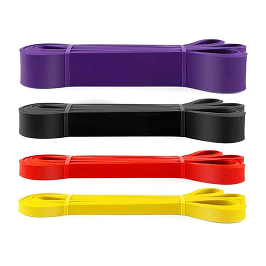 4 Sets of Heavy Duty Resistance Yoga Bands for Body Exercise and Fitness