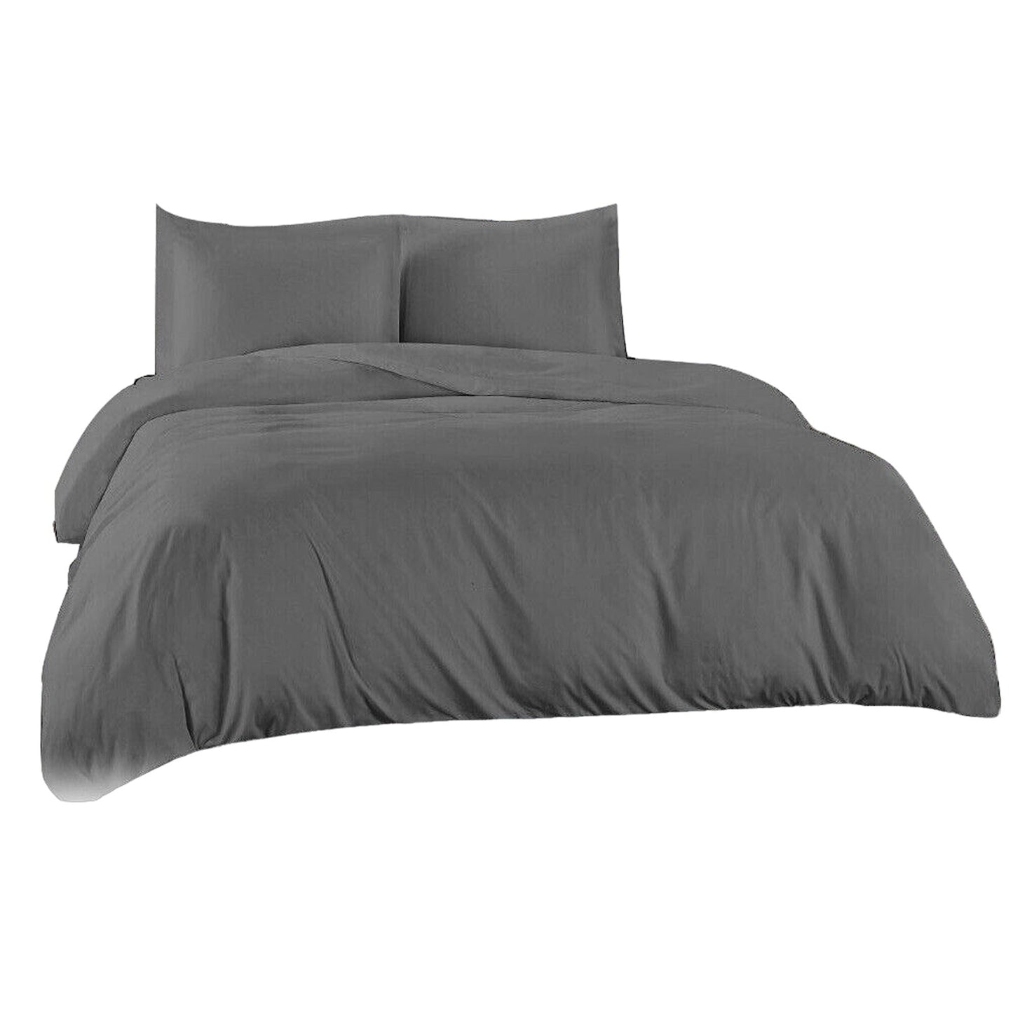 Grey Hotel Quality Egyptian Duvet Cover Set All Sizes