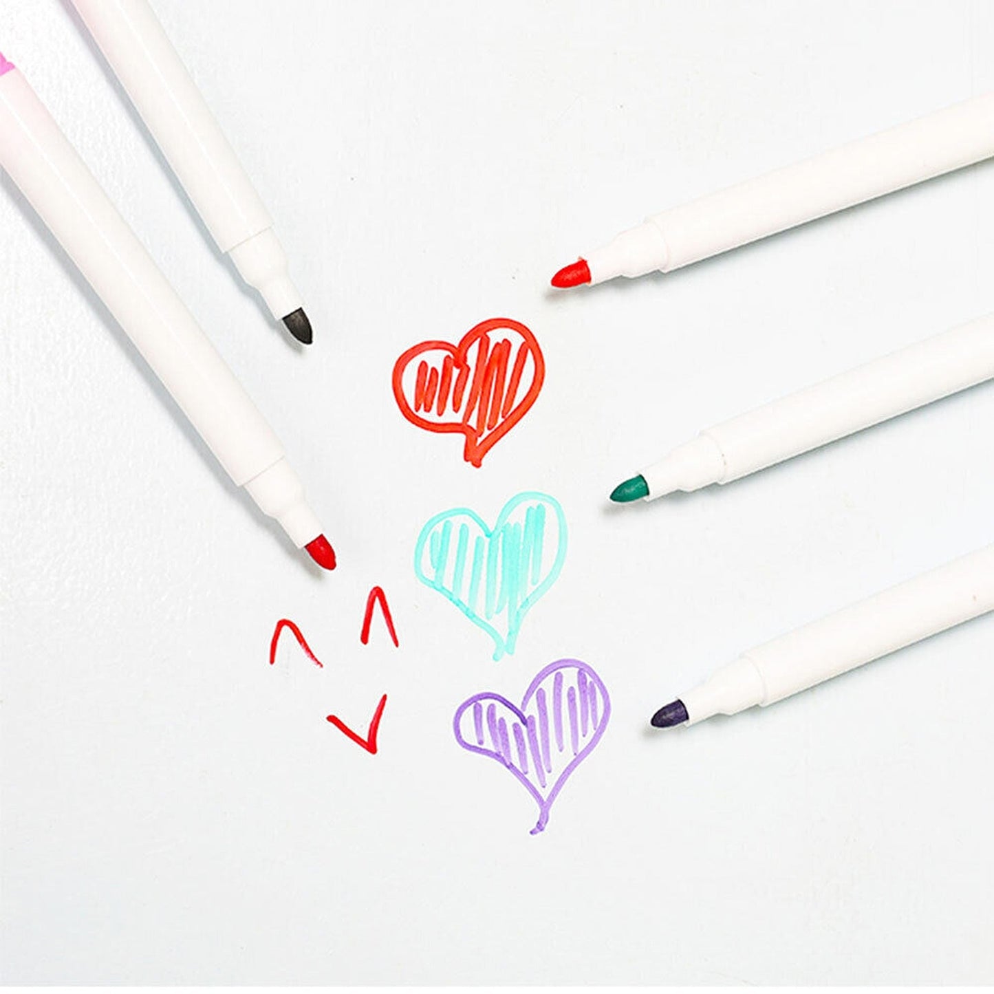 8pcs Dry Erase Whiteboard Markers with Magnetic Cap and Eraser