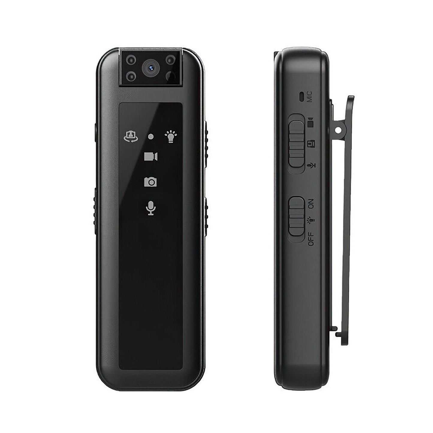 180 Degree Rotatable Mini Clip Camera with HD Night Vision 1080P