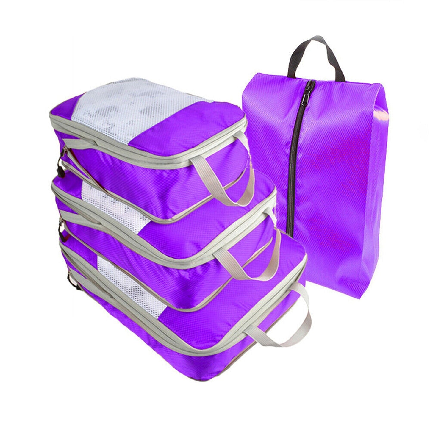 Travel Packing Cube Organiser for Luggage Compression Storage Bags