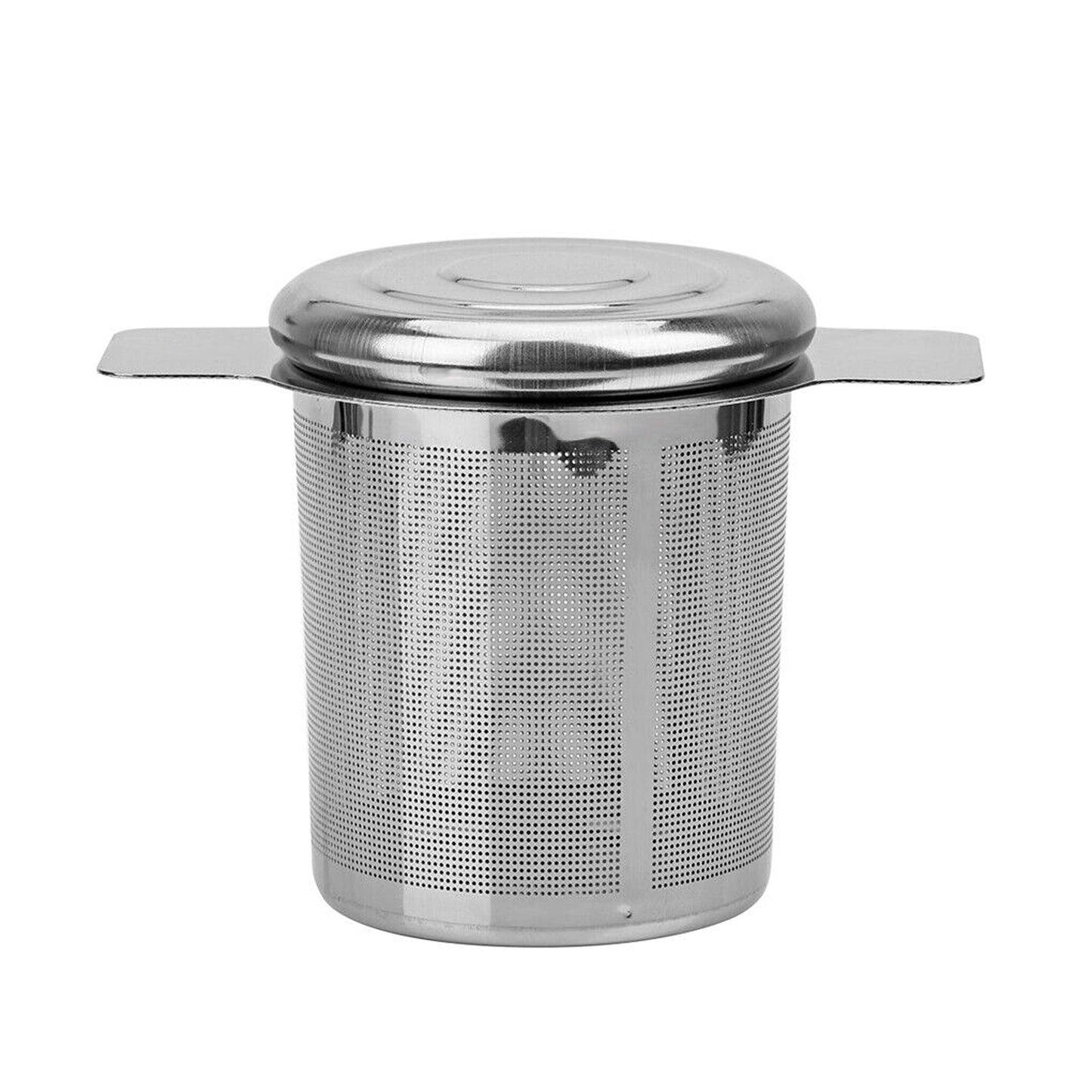 Tea Infuser Cup with Stainless Steel Mesh and Lid for Loose Leaf