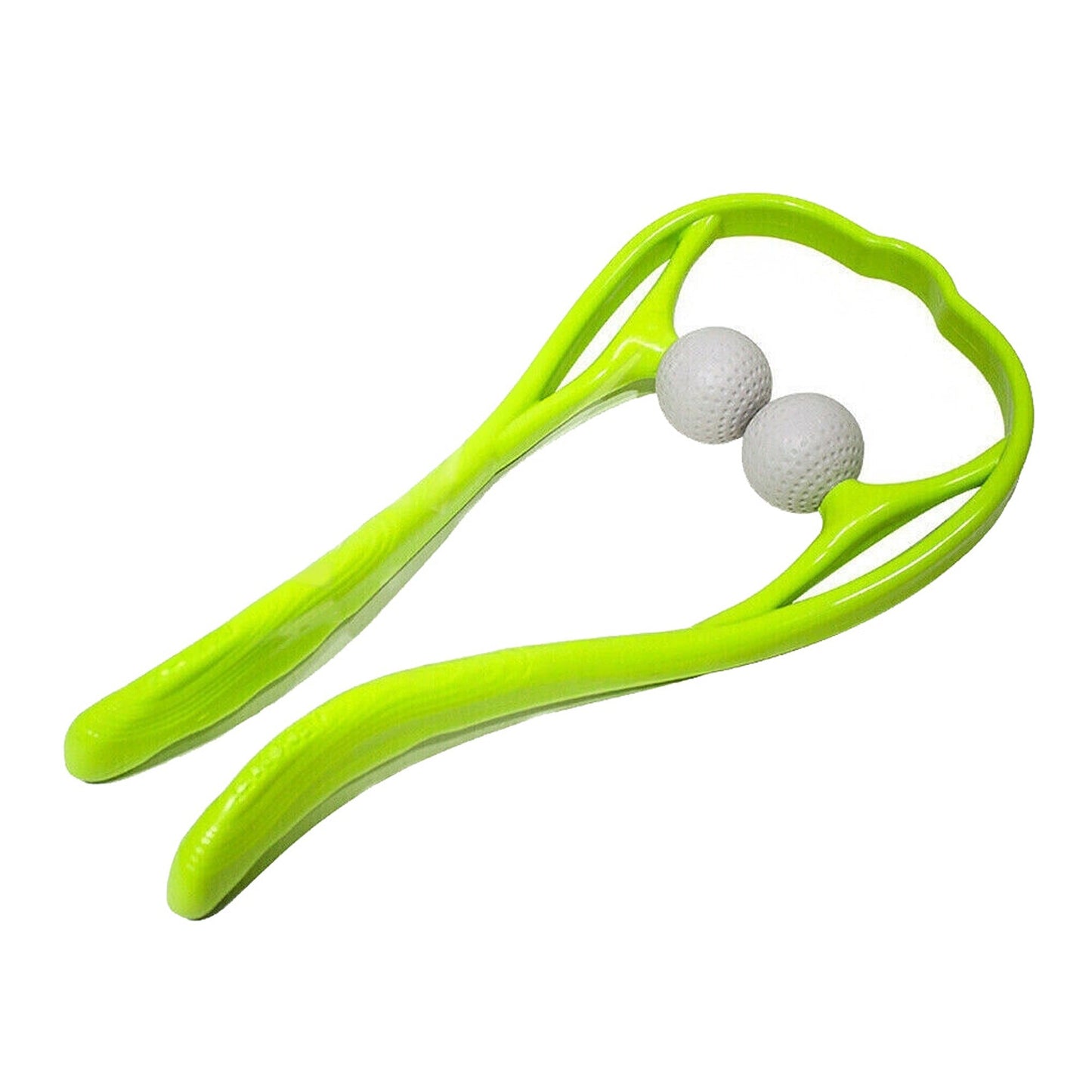 Dual Trigger Point Neck Shoulder Massager Hand Roller for Pressure Relief
