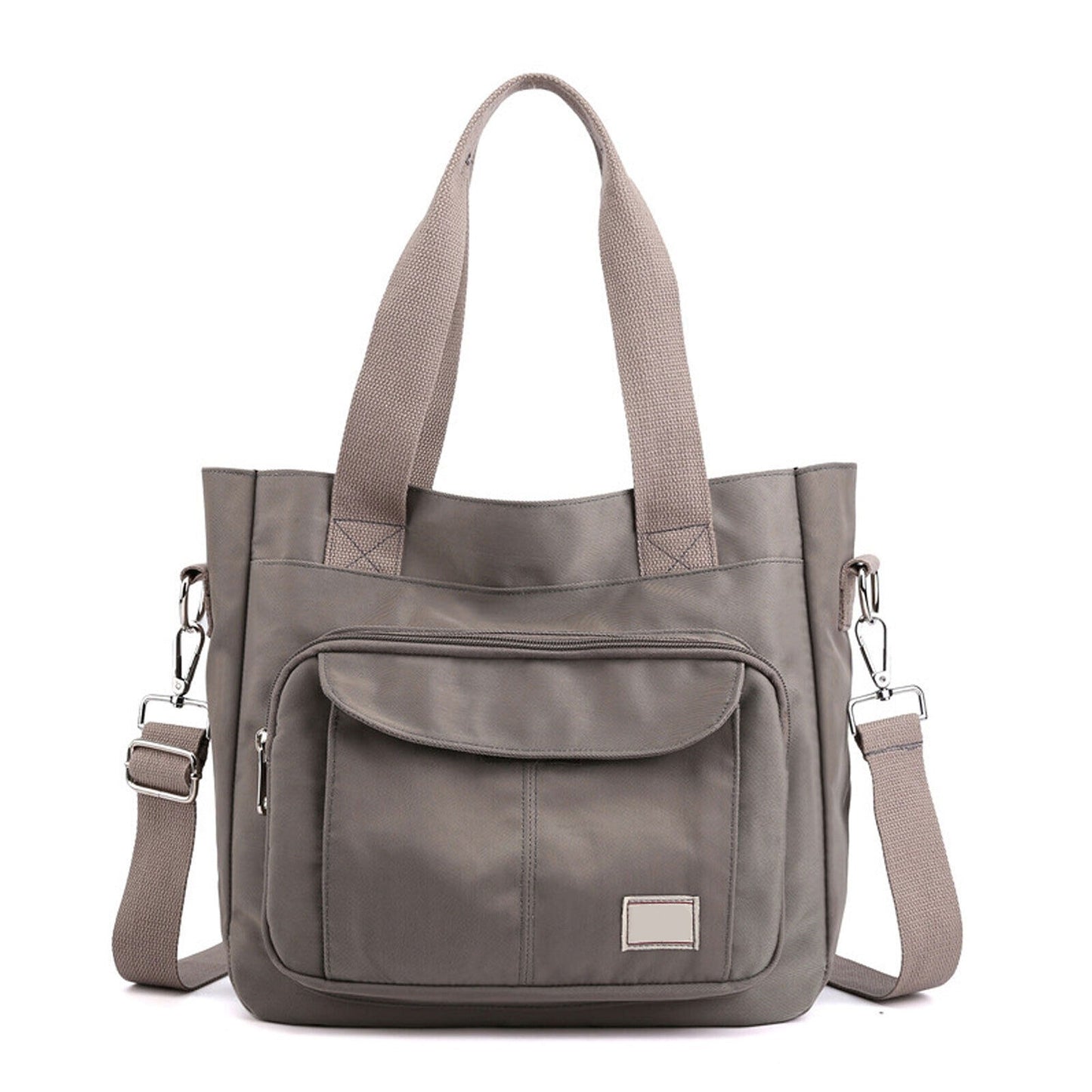 Large Nylon Waterproof Handbags with Zipper Women Shoulder Messenger Bag