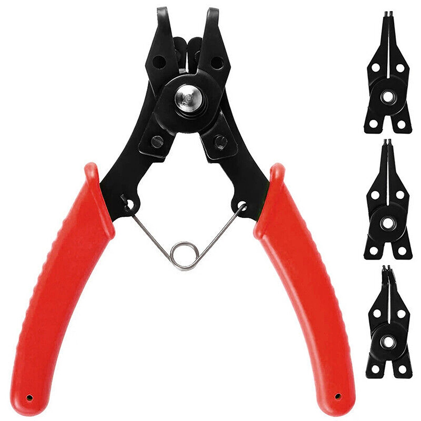 Versatile 4-in-1 Spring Release Circlip Pliers Set for Multiple Uses