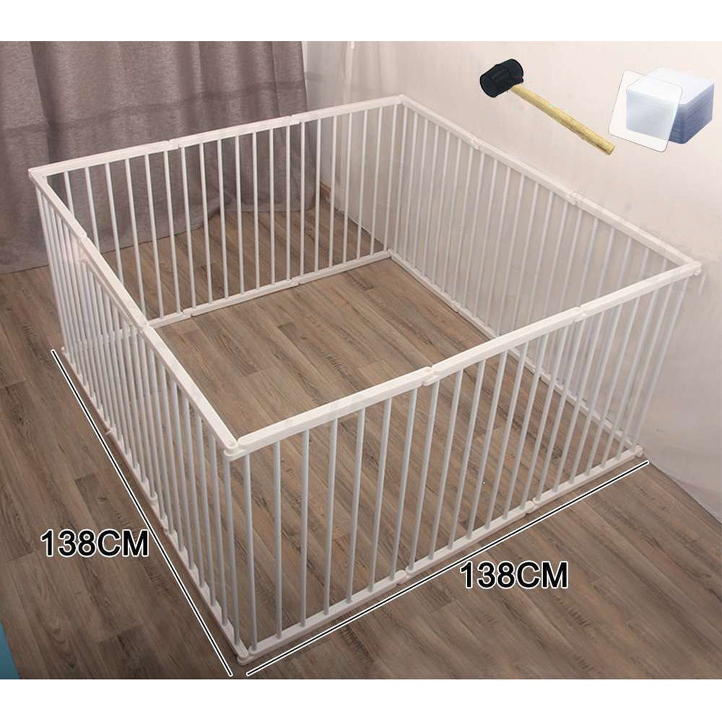 Portable DIY Dog Puppy Playpen Accessories Exercise Cage