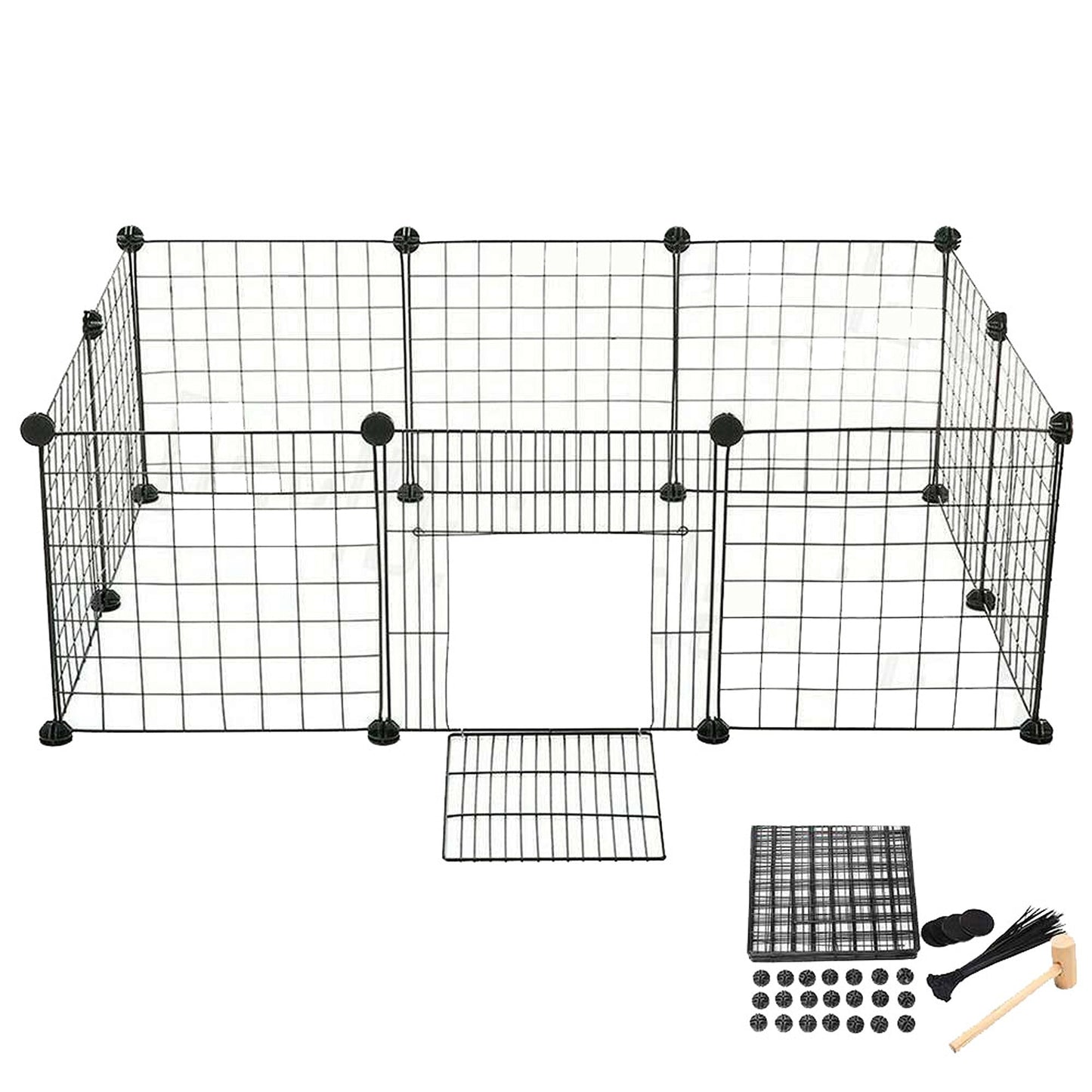 Pet Playpen Portable Exercise Cage for Dogs Cats and Rabbits