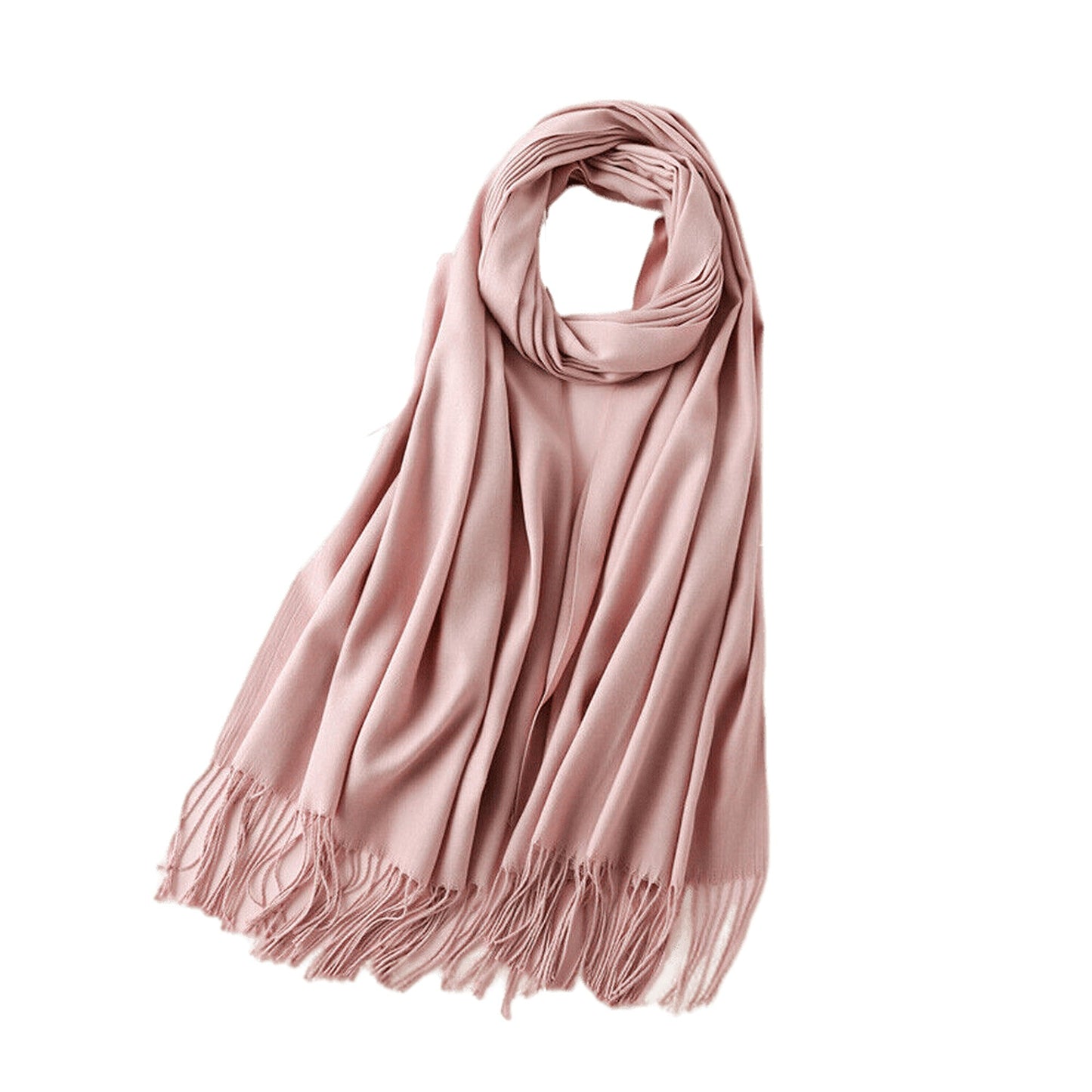 Women Oversized Cashmere Pashmina for Winter Soft Head Wrap Cloak
