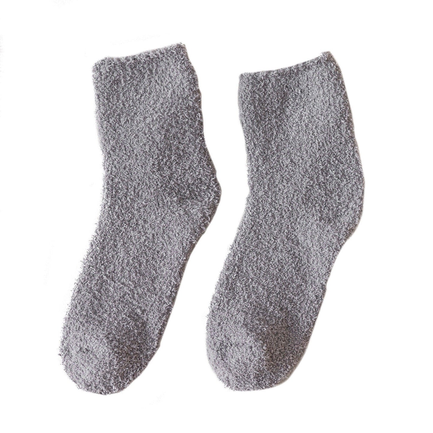 3 Pairs Cozy Winter Warm Socks for Bed and Home