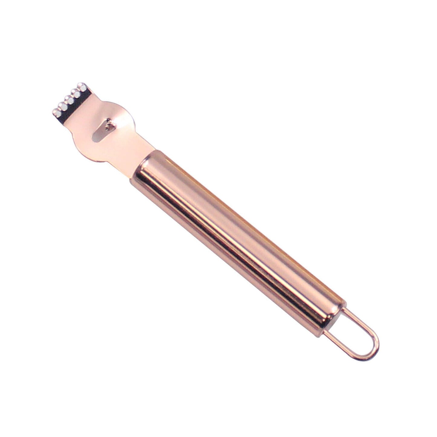 Stainless Steel Lemon Zester and Channel Knife for Citrus Garnishing