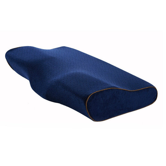 Navy Memory Foam Orthopedic Pillow Neck Shoulder Support Cushion